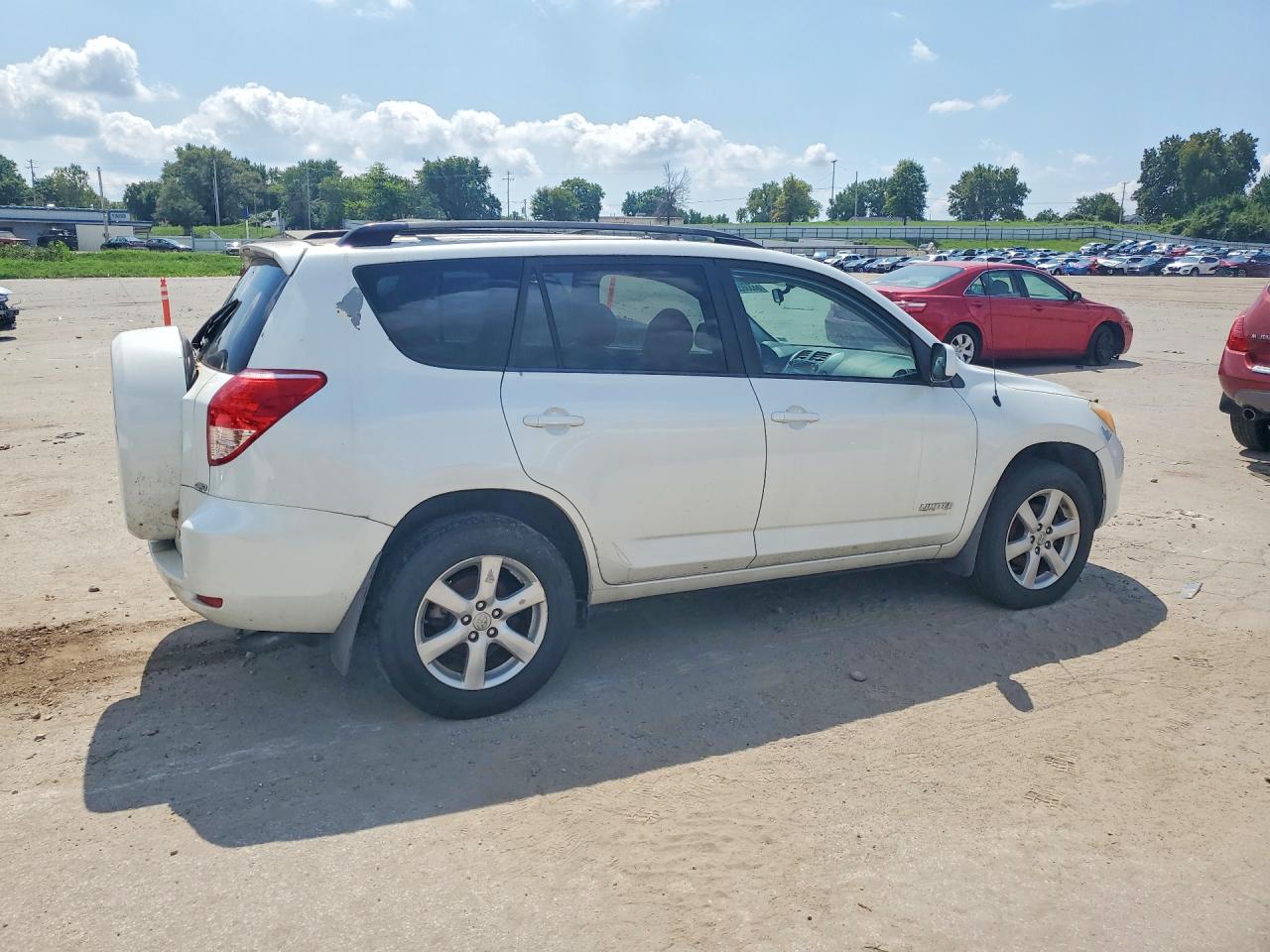2008 Toyota Rav4 Limited White vin: JTMBK31V985054930
