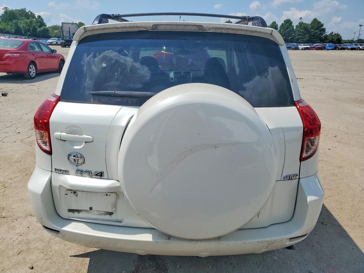 2008 Toyota Rav4 Limited White vin: JTMBK31V985054930