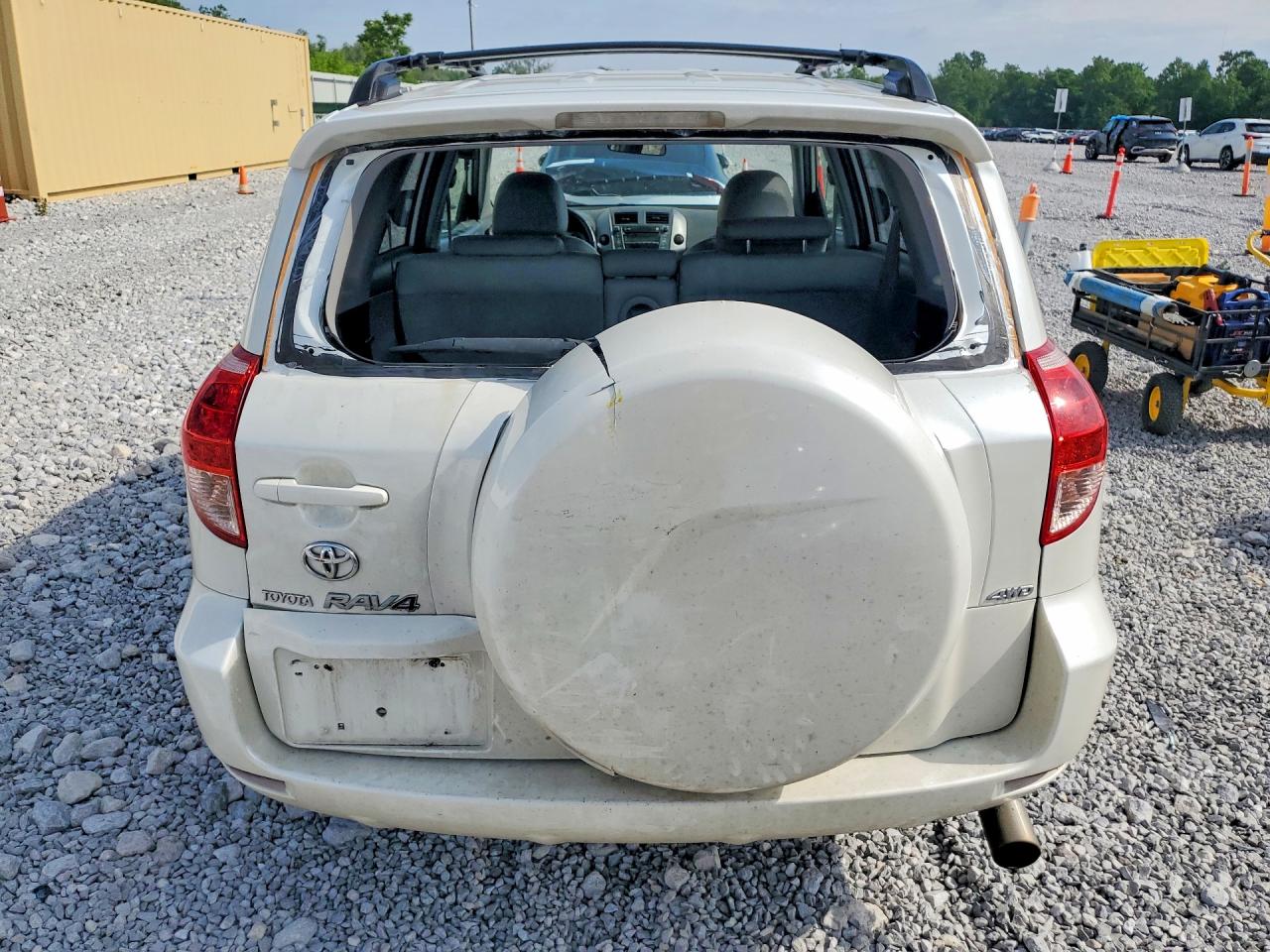 2008 Toyota Rav4 Limited White vin: JTMBK31V985060761