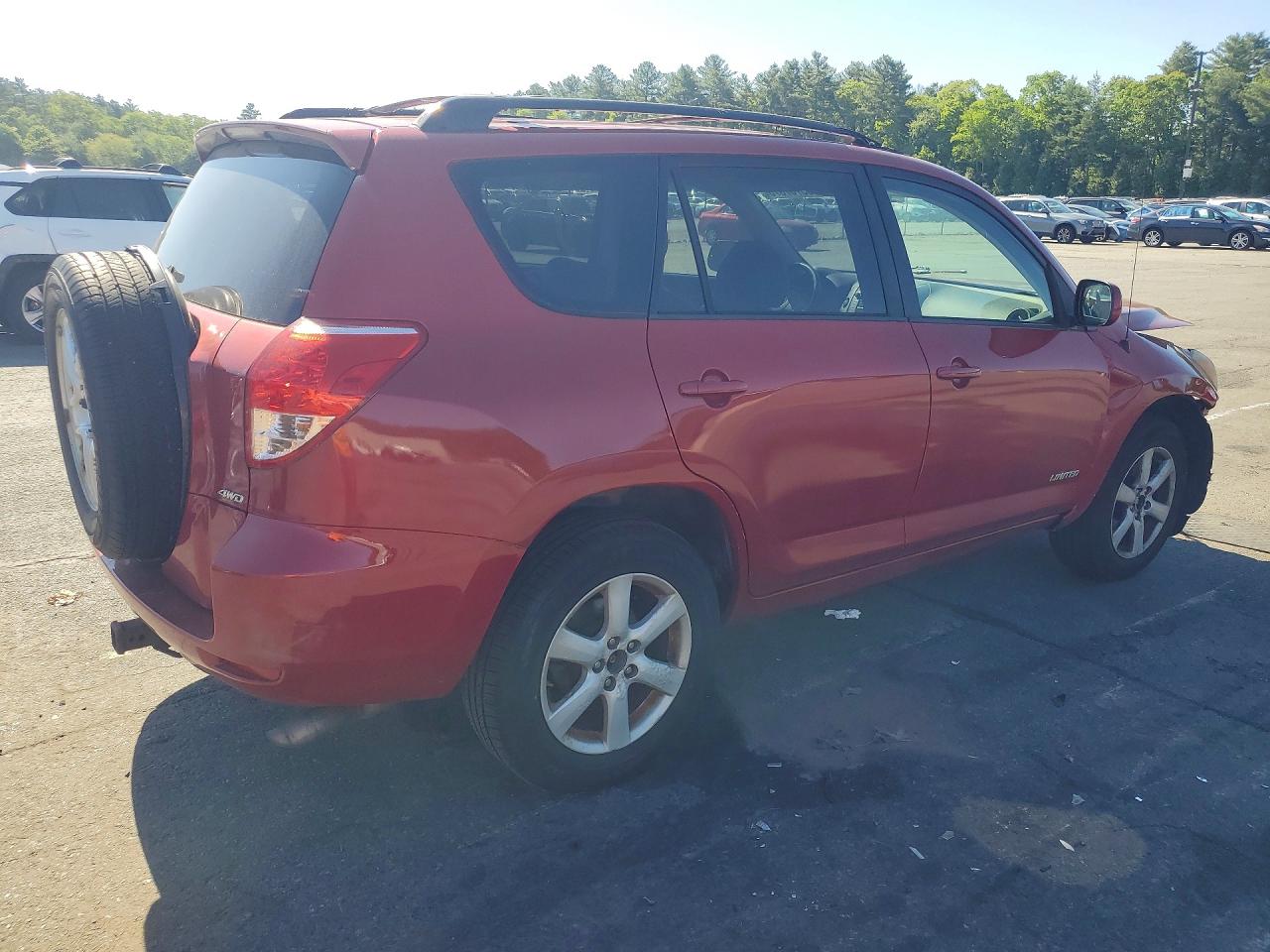 2008 Toyota Rav4 Limited Красный vin: JTMBK31V986034008