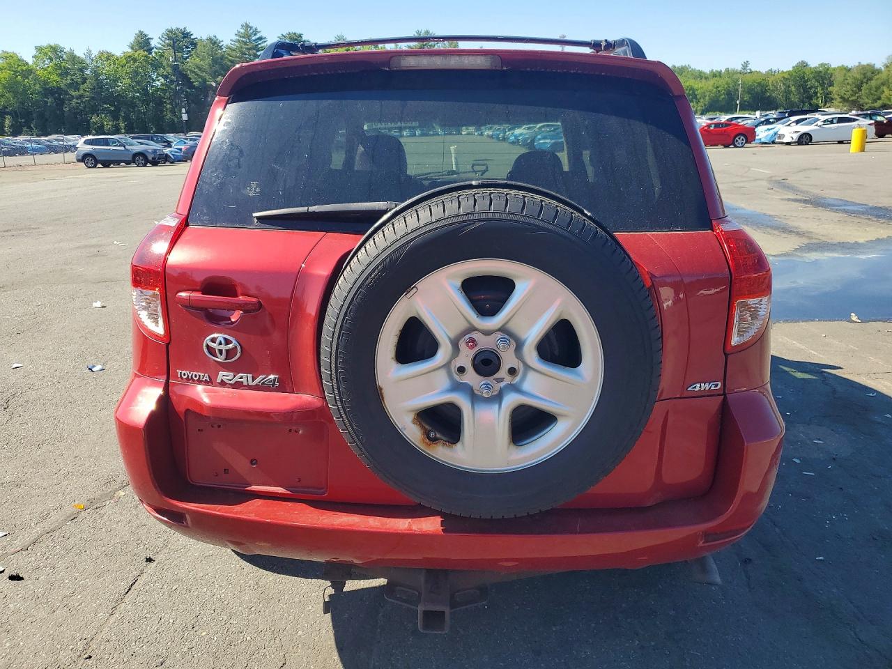 2008 Toyota Rav4 Limited Красный vin: JTMBK31V986034008