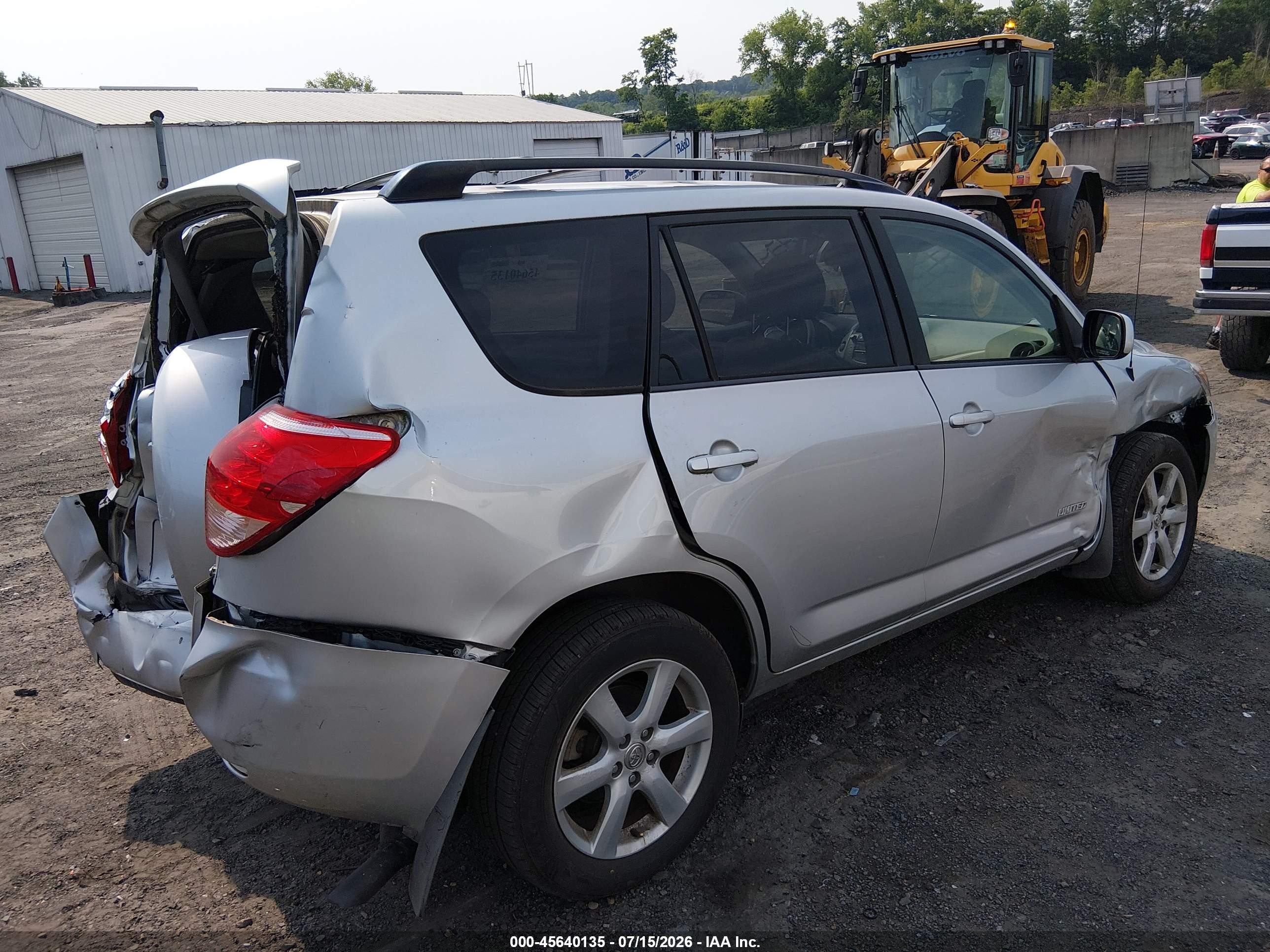 2008 Toyota Rav4 Ltd Серебряный vin: JTMBK31V986034087