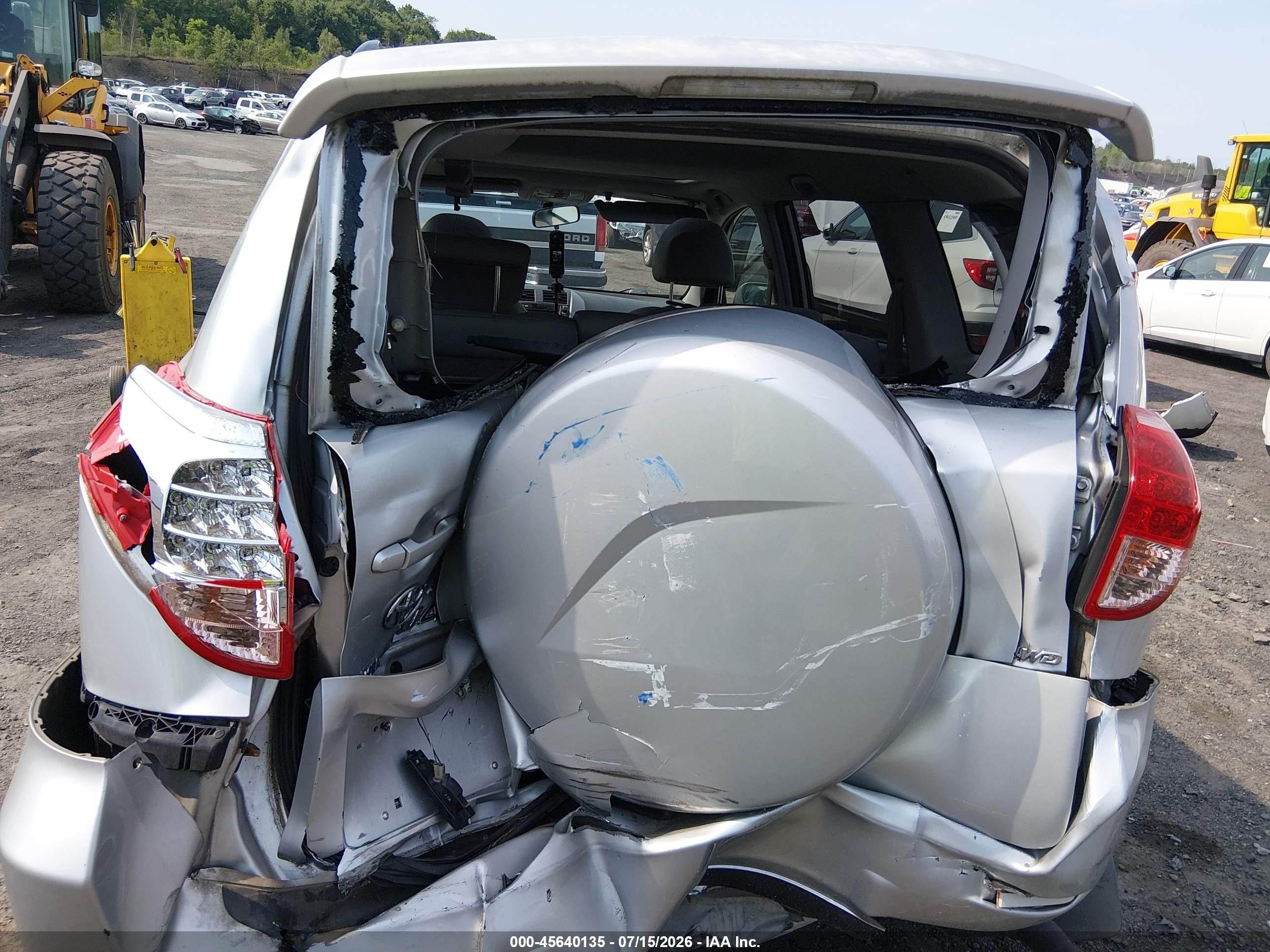 2008 Toyota Rav4 Ltd Серебряный vin: JTMBK31V986034087