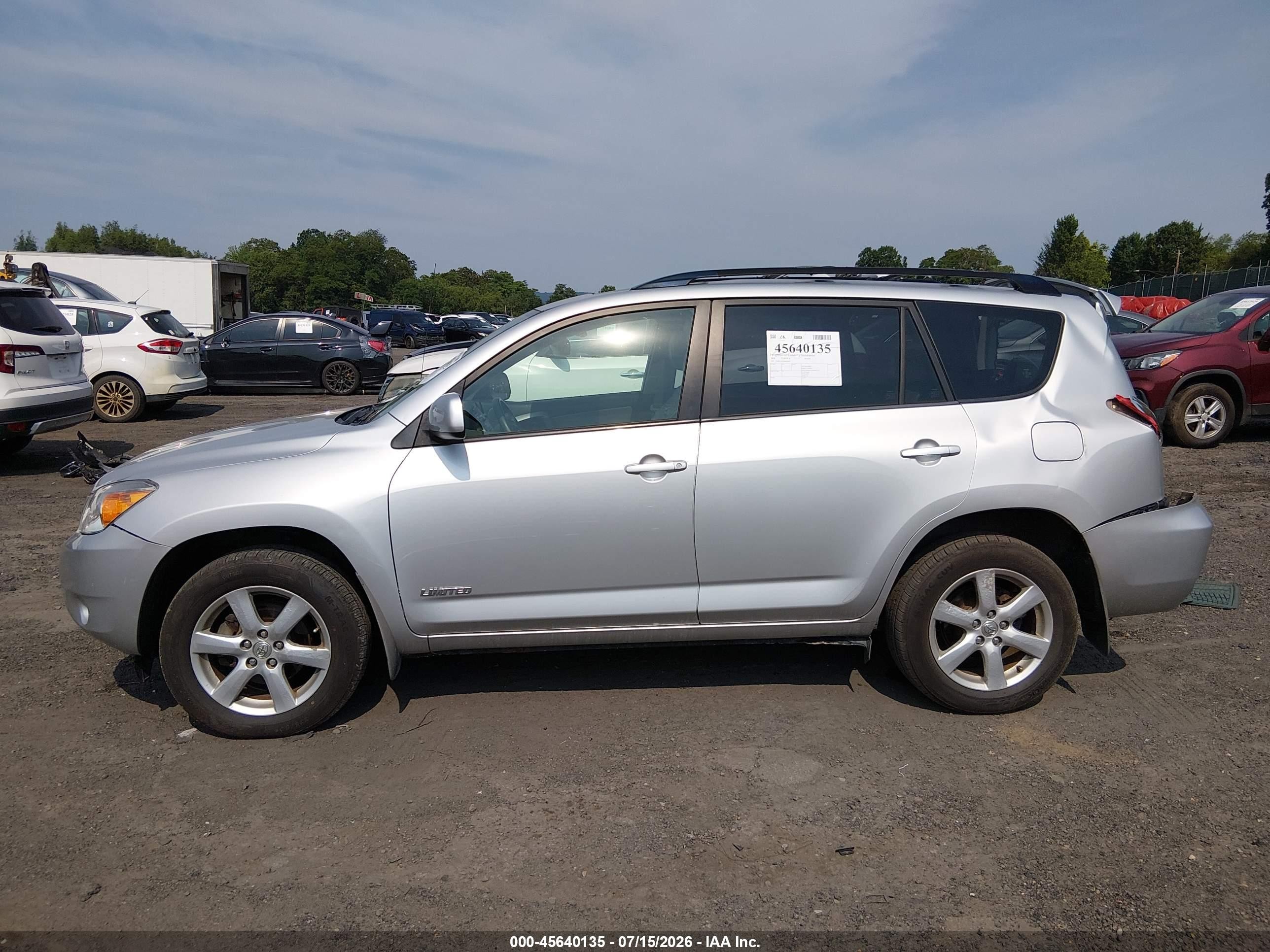 2008 Toyota Rav4 Ltd Серебряный vin: JTMBK31V986034087