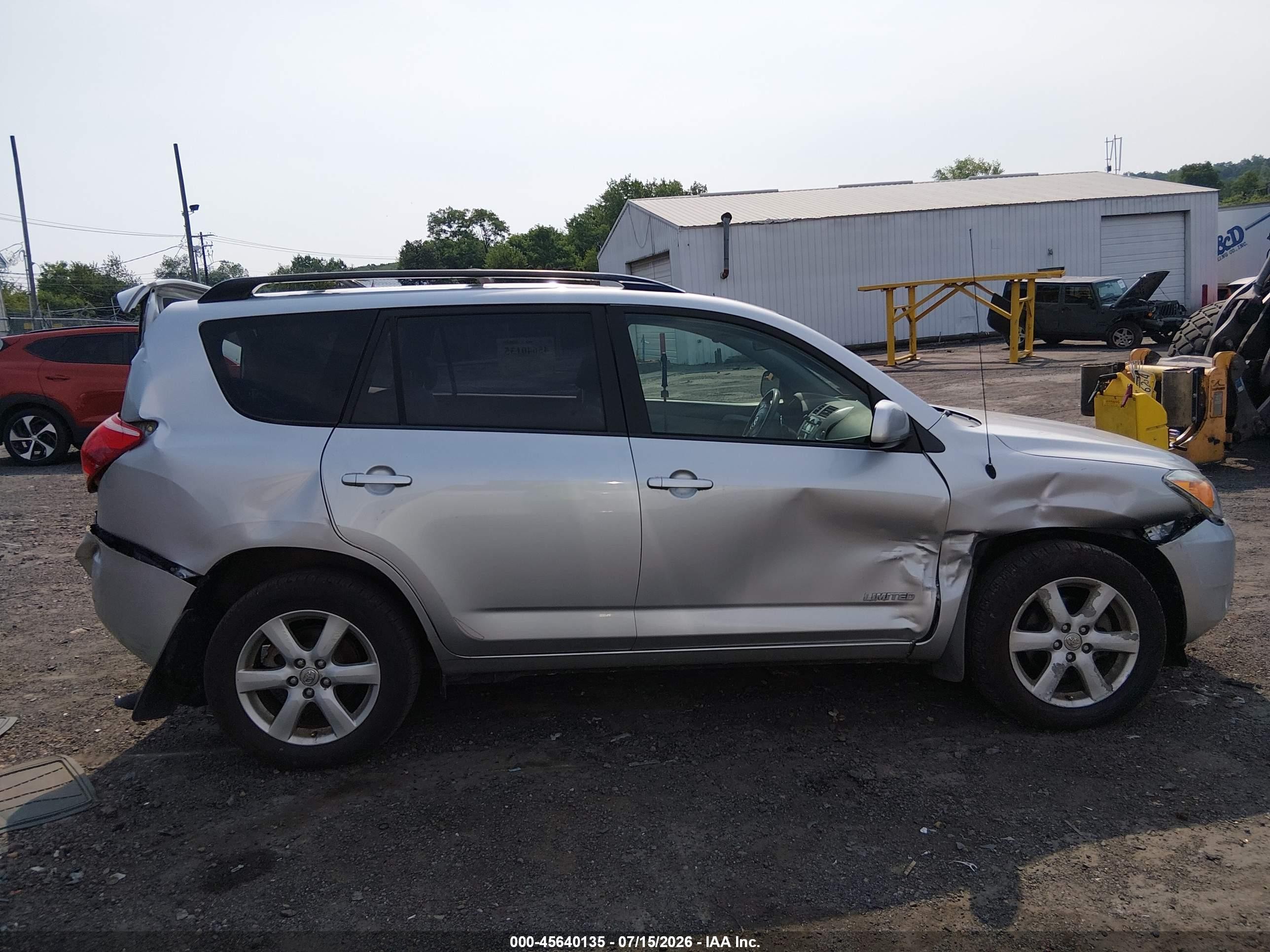 2008 Toyota Rav4 Ltd Серебряный vin: JTMBK31V986034087