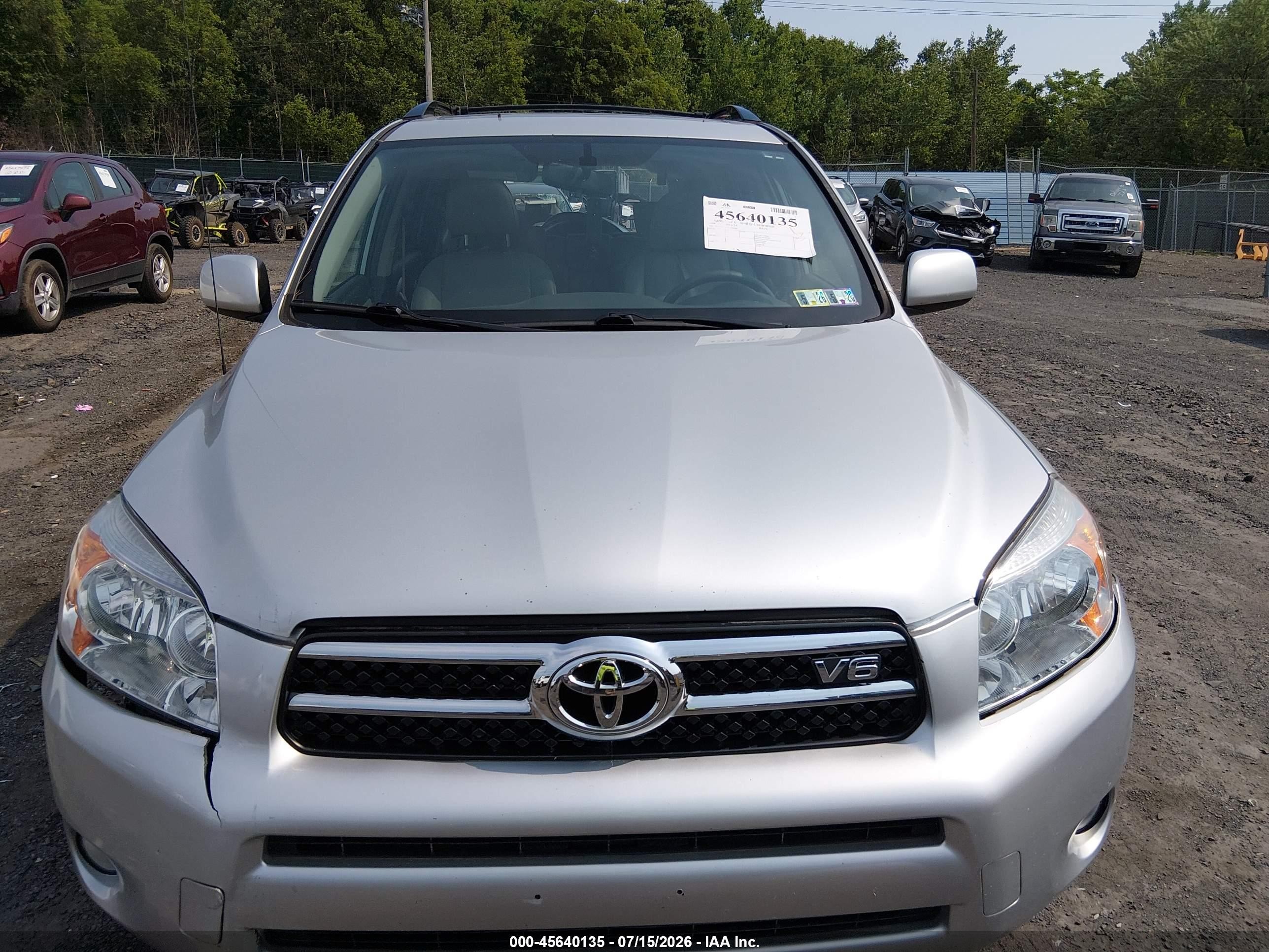 2008 Toyota Rav4 Ltd Серебряный vin: JTMBK31V986034087
