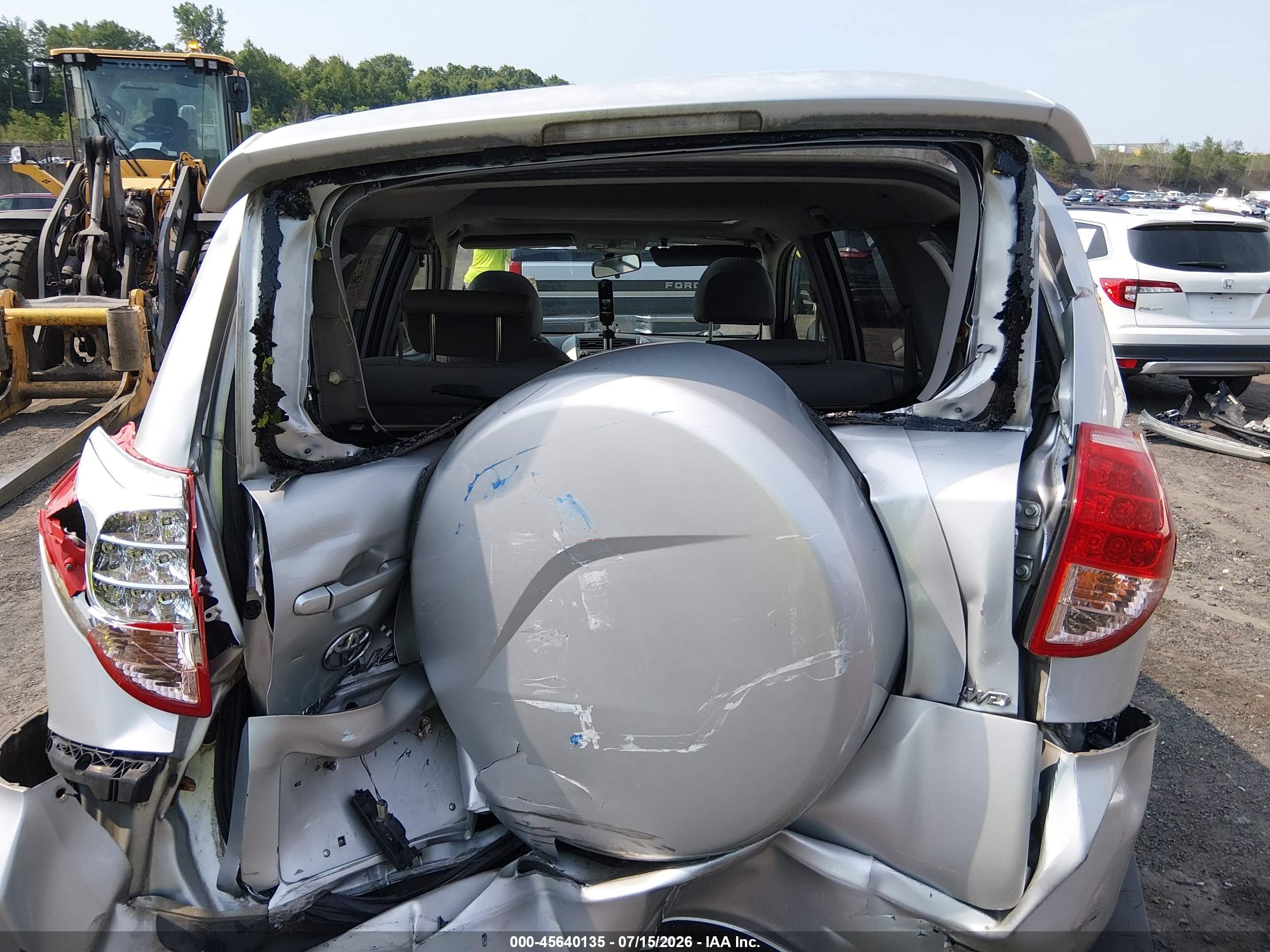 2008 Toyota Rav4 Ltd Серебряный vin: JTMBK31V986034087