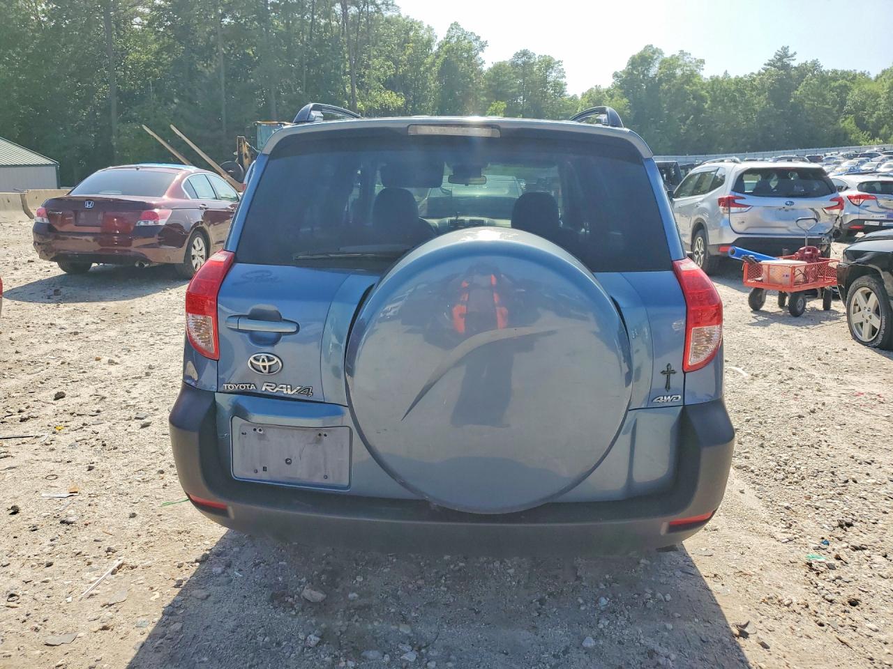 2008 Toyota Rav4 Limited Blue vin: JTMBK31V986035501