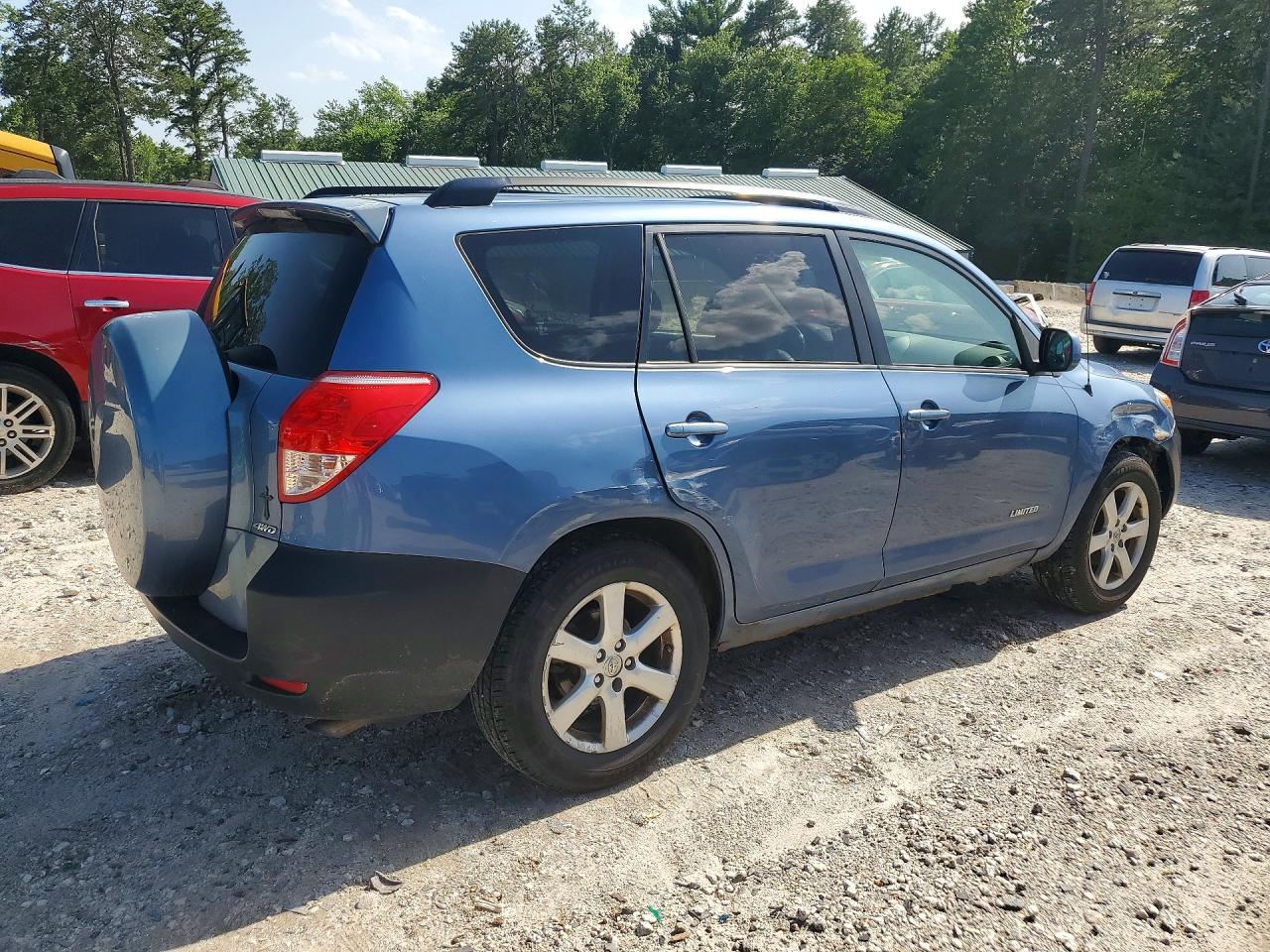 2008 Toyota Rav4 Limited Blue vin: JTMBK31V986035501