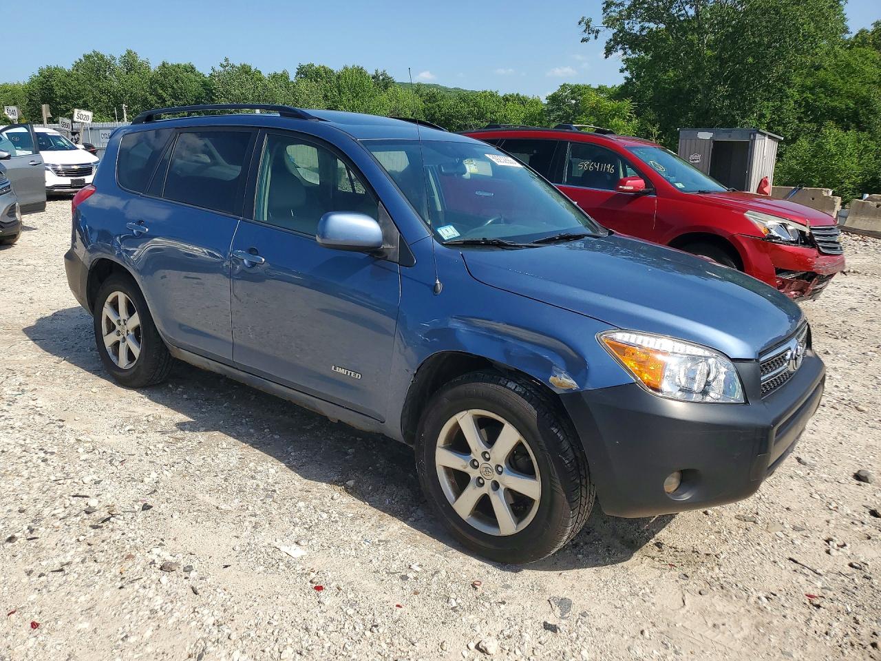 2008 Toyota Rav4 Limited Blue vin: JTMBK31V986035501