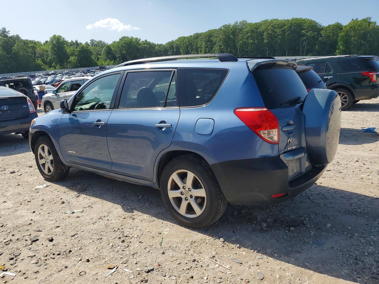 2008 Toyota Rav4 Limited Blue vin: JTMBK31V986035501