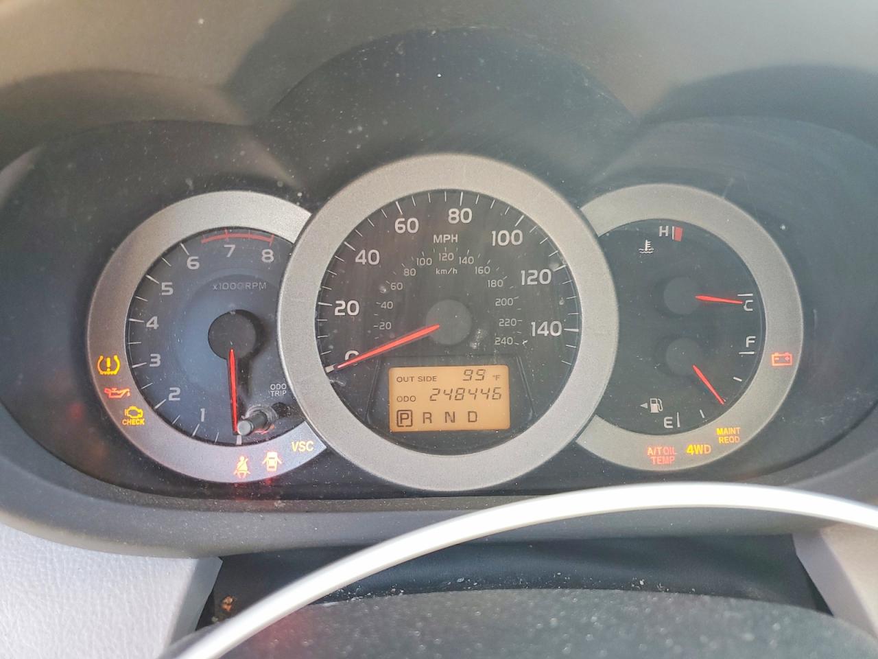 2008 Toyota Rav4 Limited Blue vin: JTMBK31V986035501