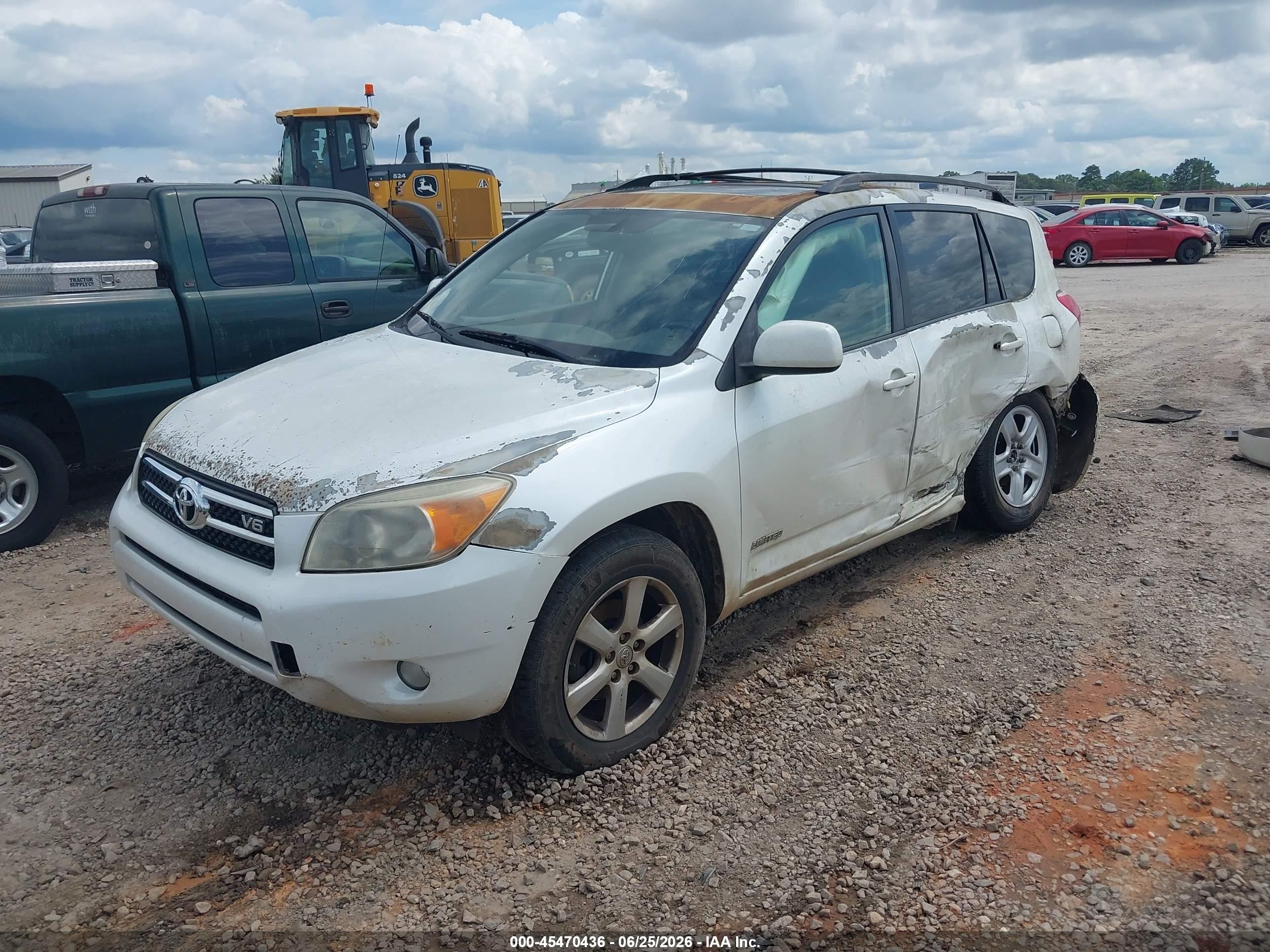 2007 Toyota Rav4 Limited Белый vin: JTMBK31VX75026715
