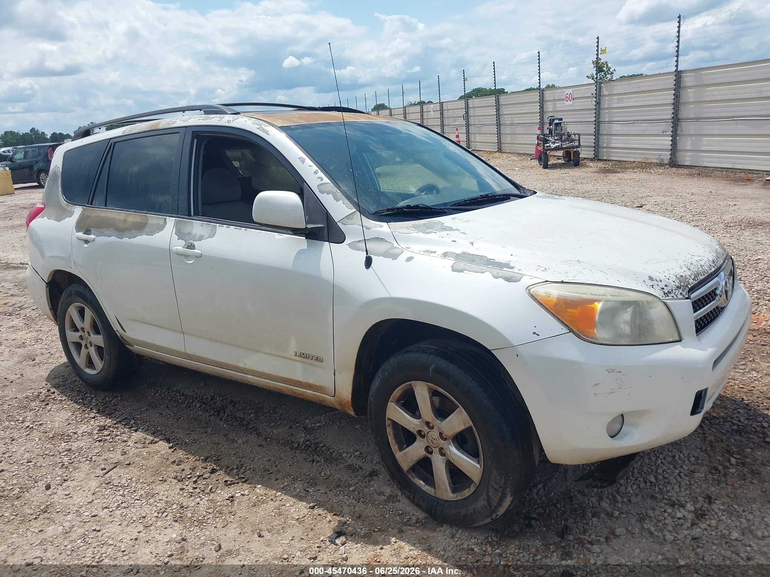 2007 Toyota Rav4 Limited Белый vin: JTMBK31VX75026715