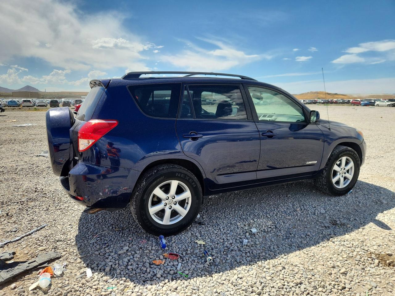 2007 Toyota Rav4 Limited Blue vin: JTMBK31VX75039738