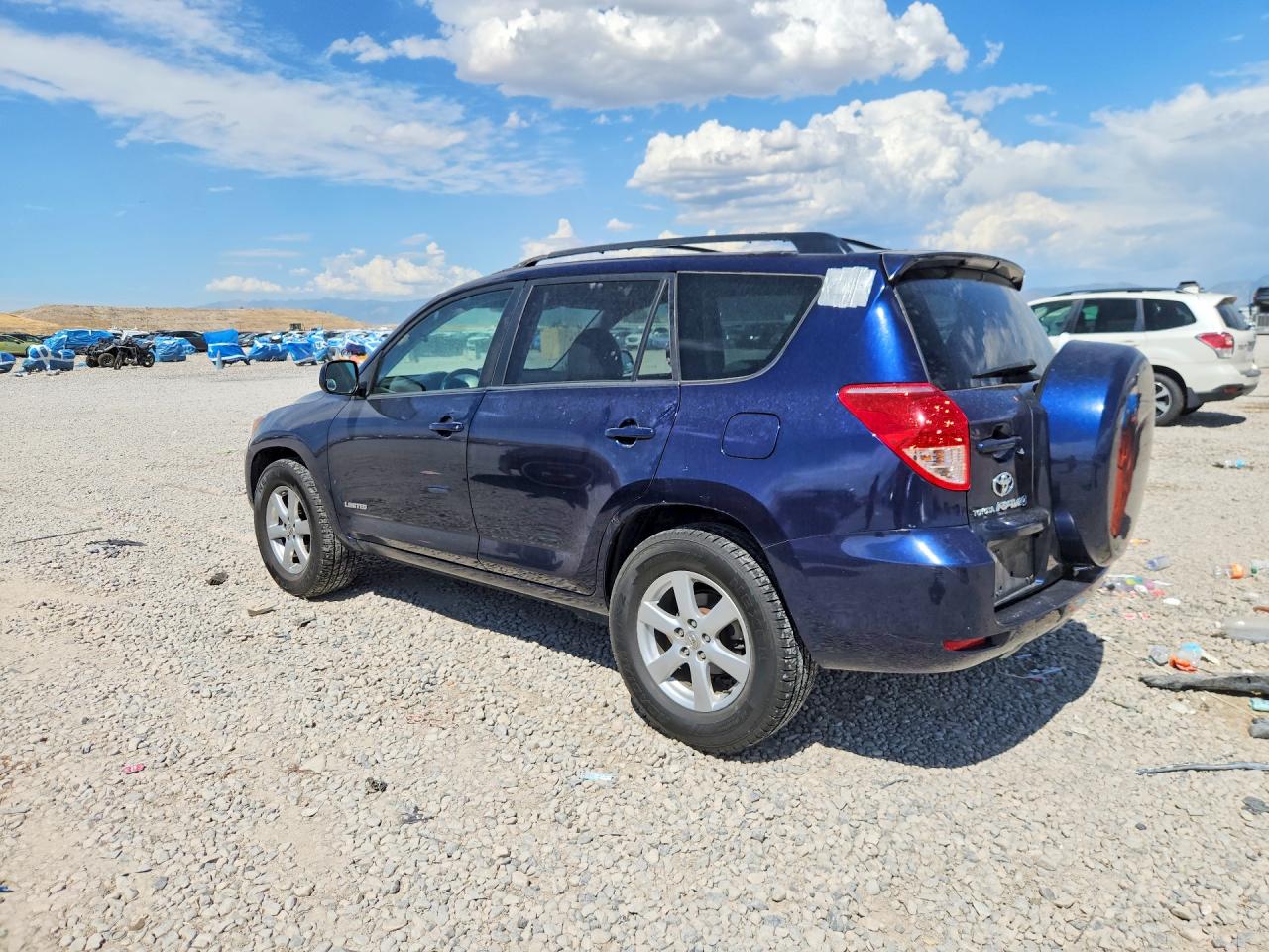 2007 Toyota Rav4 Limited Blue vin: JTMBK31VX75039738