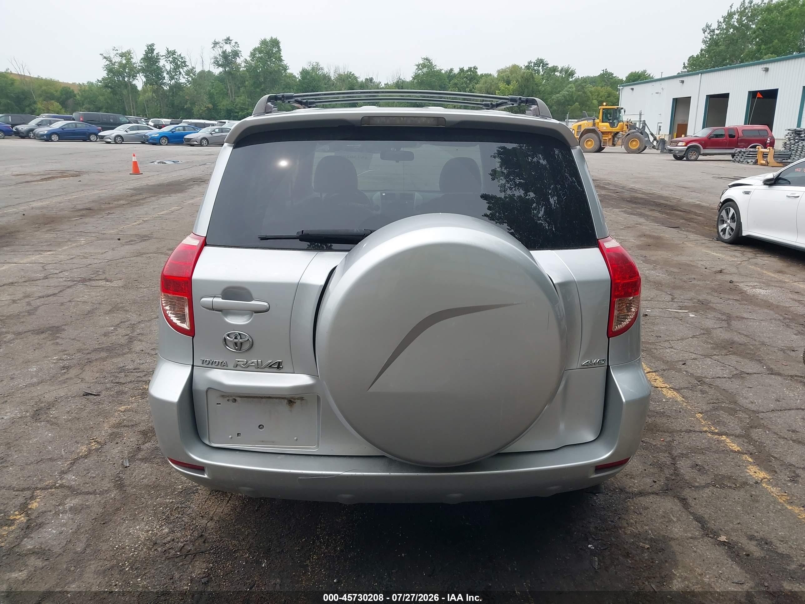 2008 Toyota Rav4 Ltd Silver vin: JTMBK31VX85059909