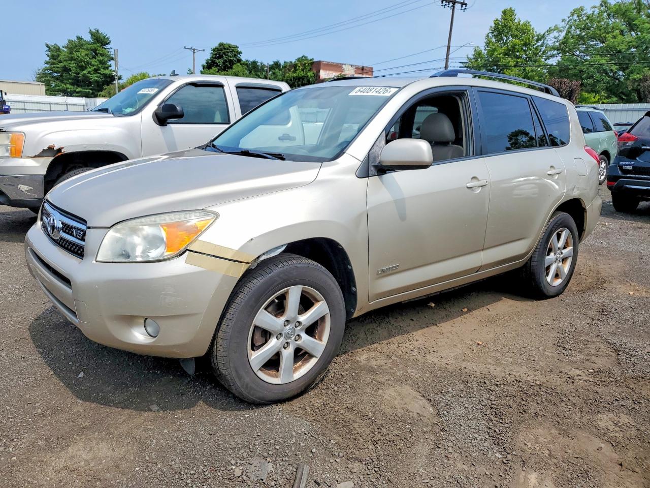 2008 Toyota Rav4 Limited Beige vin: JTMBK31VX85067332