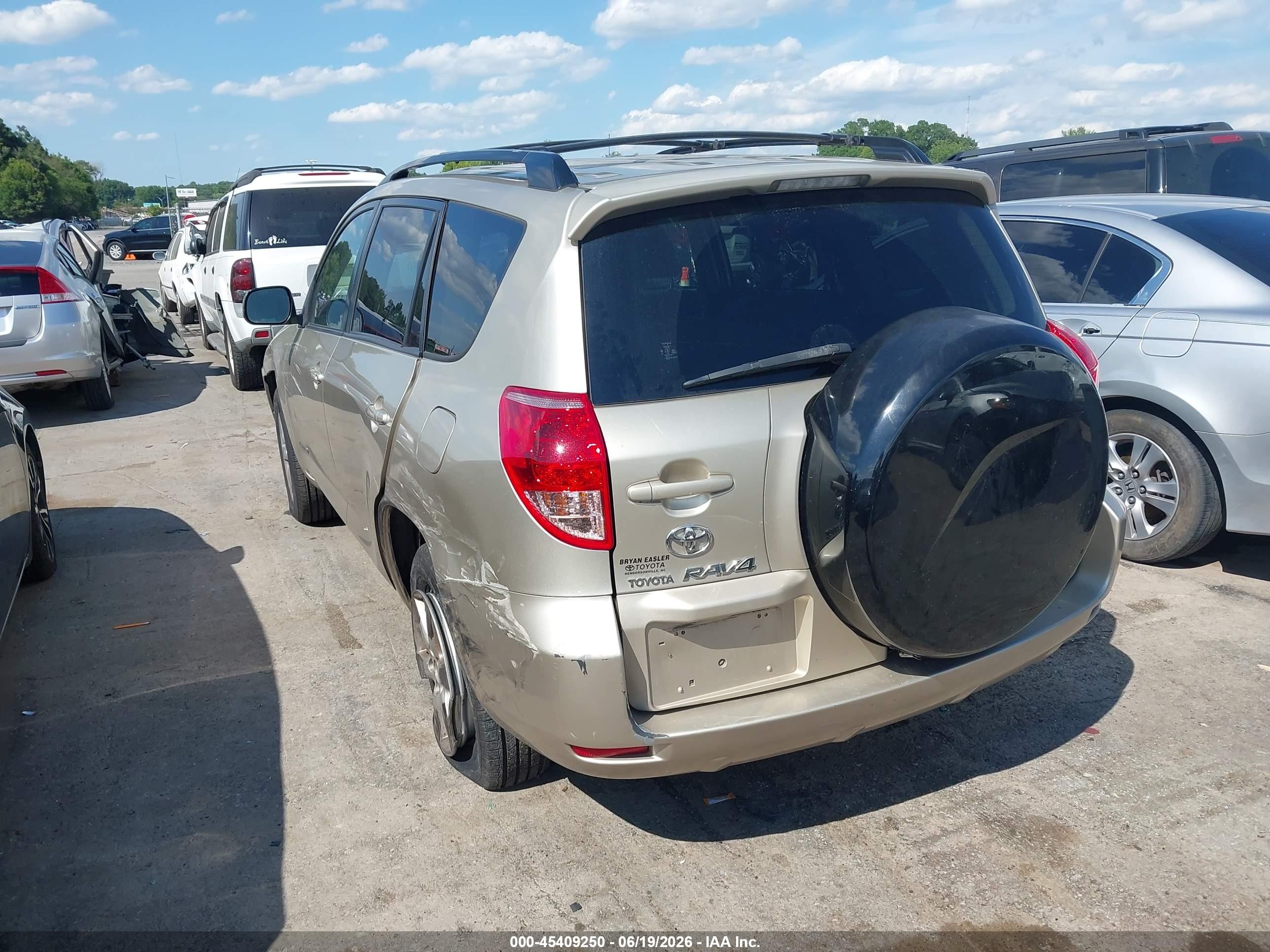 2008 Toyota Rav4 Limited V6 Beige vin: JTMBK31VX86043896