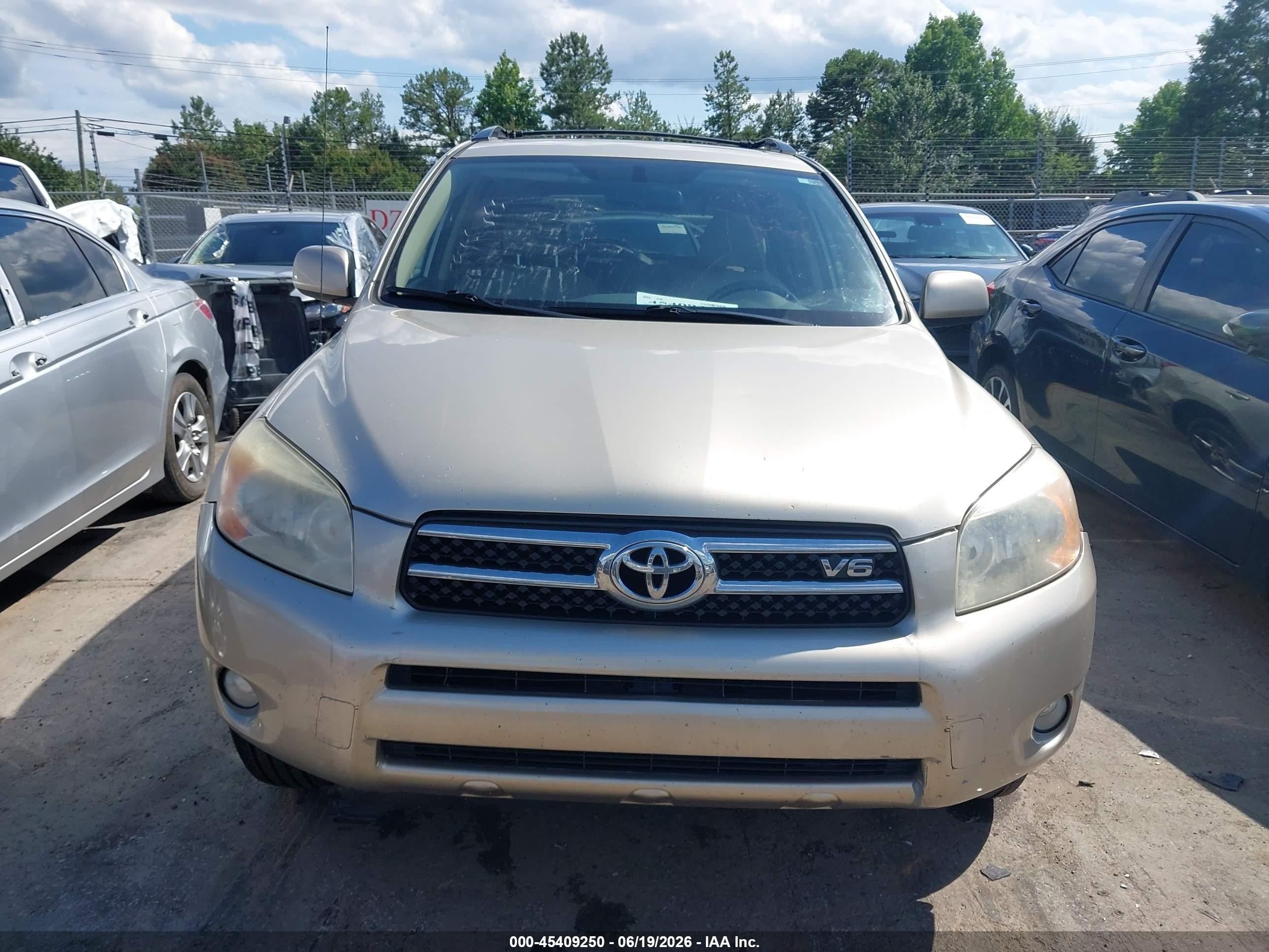2008 Toyota Rav4 Limited V6 Beige vin: JTMBK31VX86043896