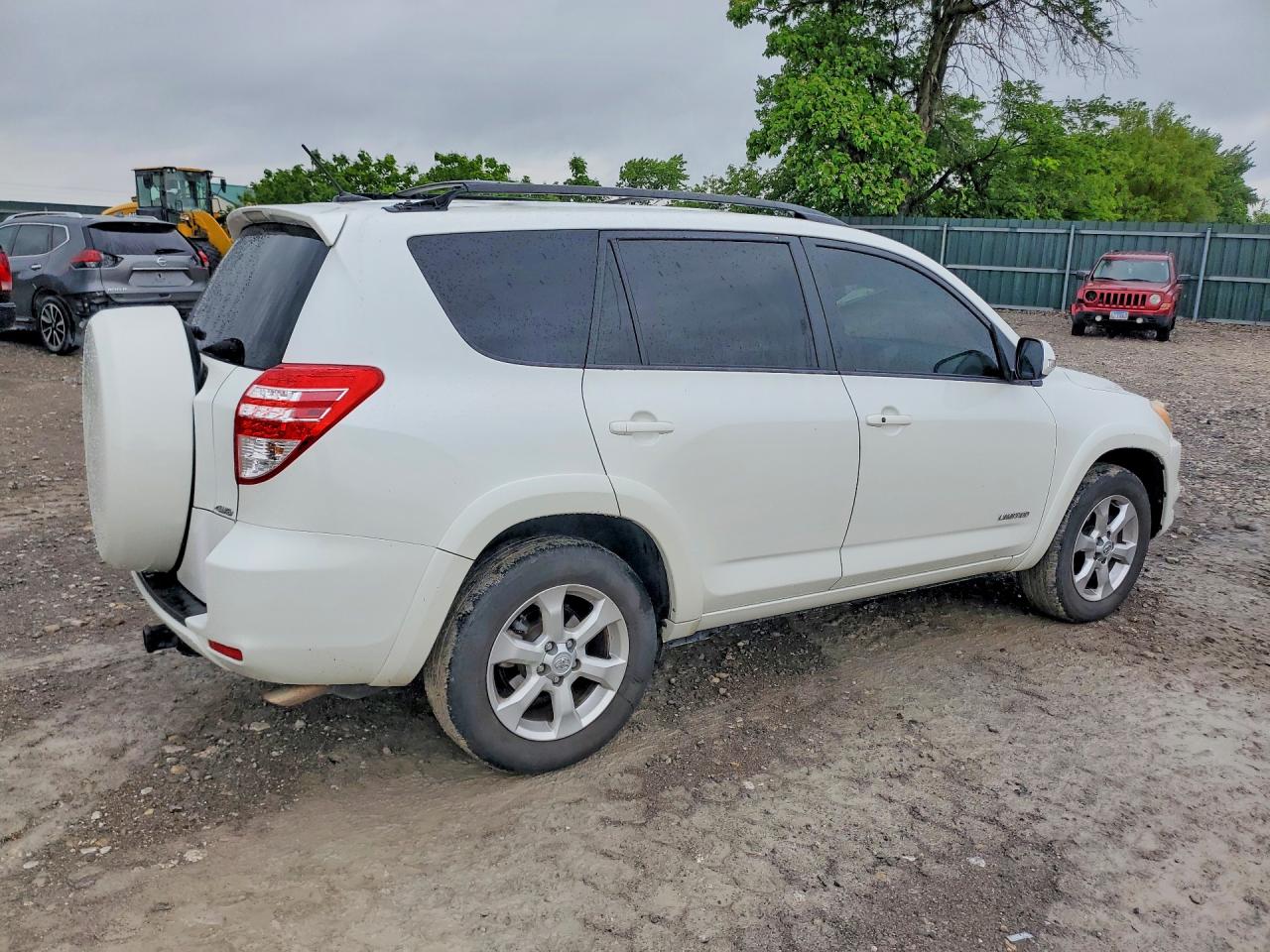 2009 Toyota Rav4 Limited White vin: JTMBK31VX95076226