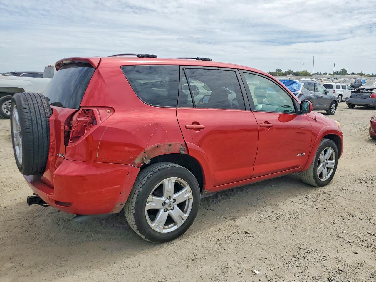 2006 Toyota Rav4 Sport Red vin: JTMBK32V065000069