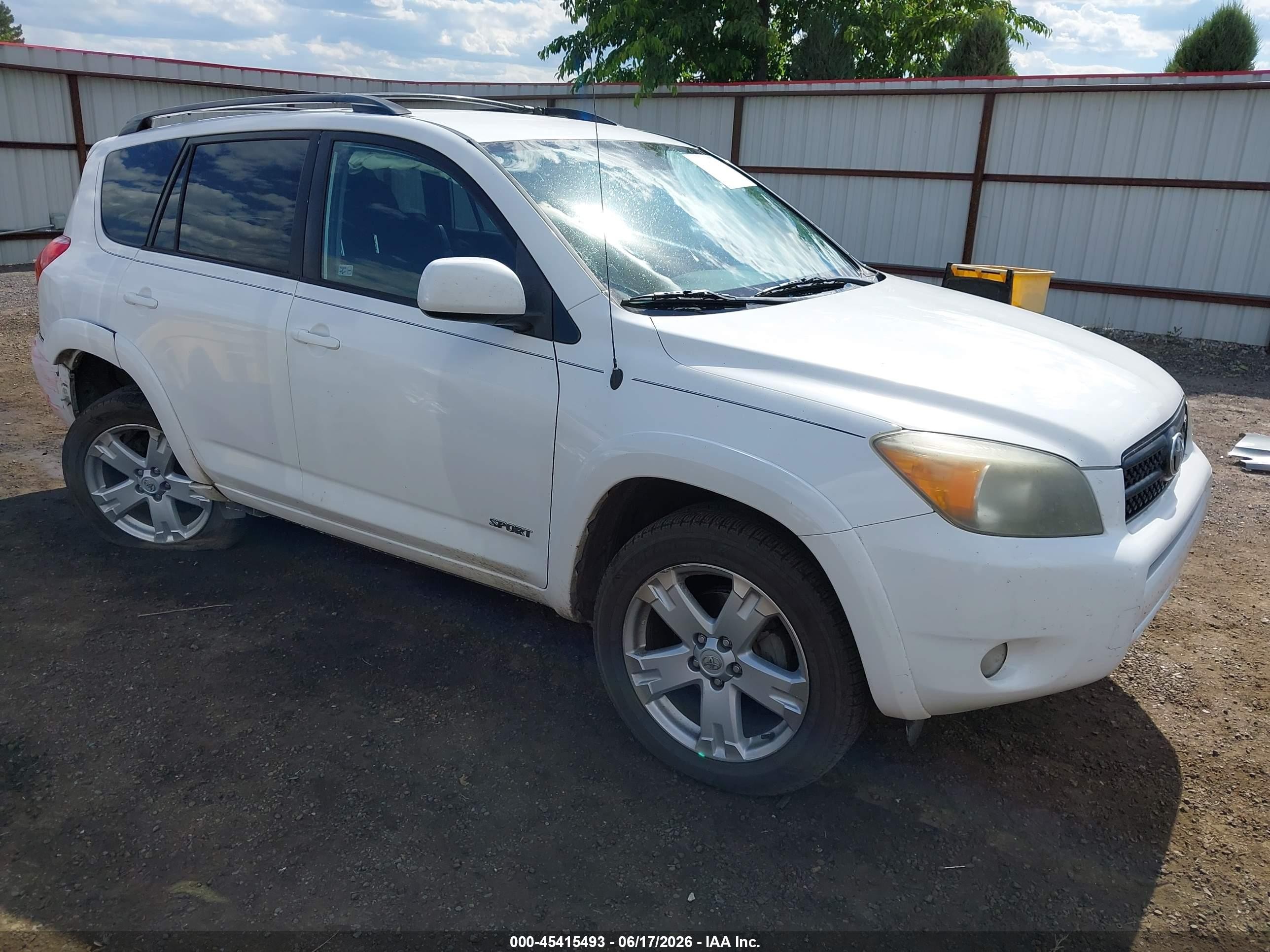 2006 Toyota Rav4 Sport V6 White vin: JTMBK32V066003337