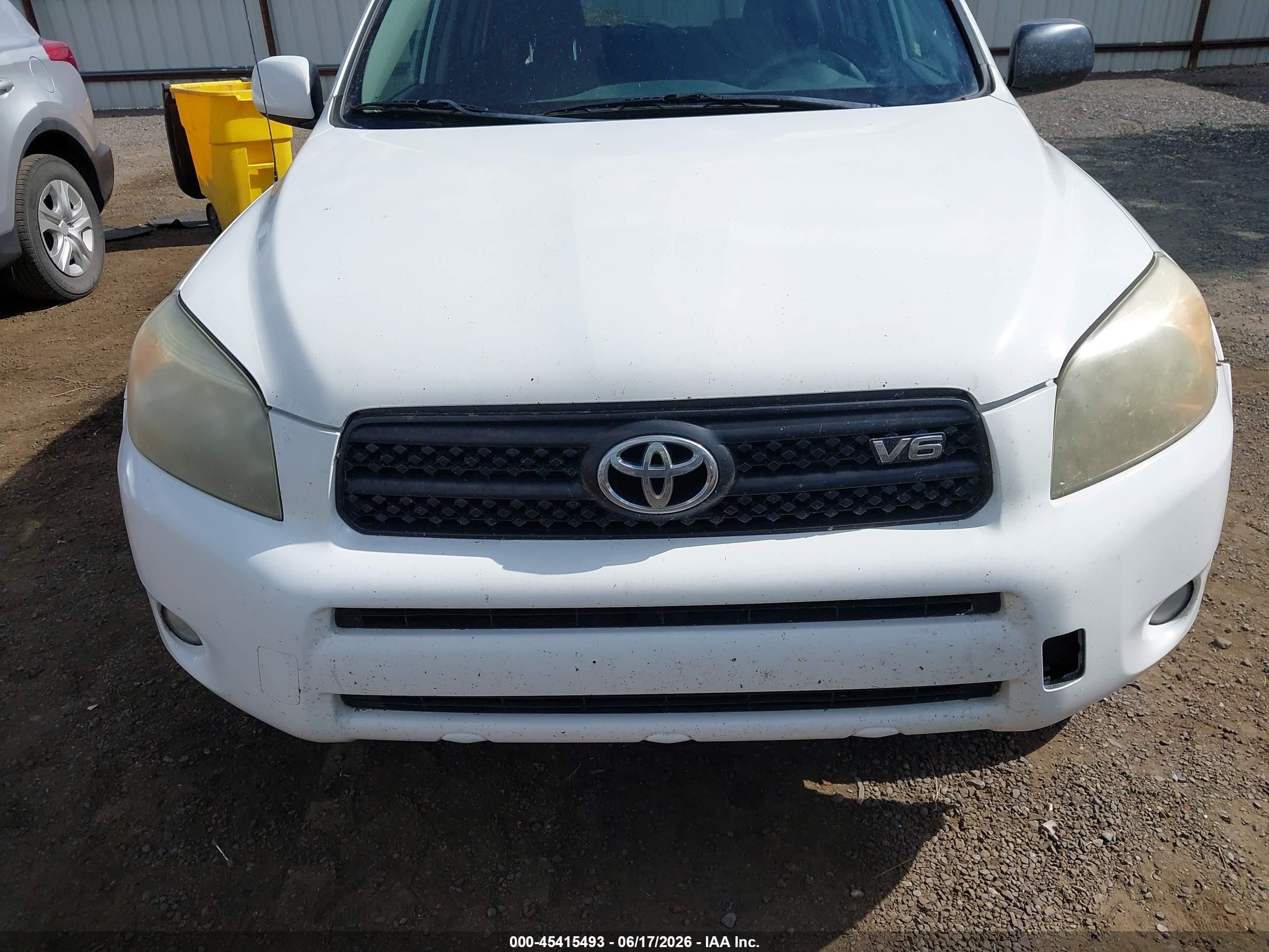 2006 Toyota Rav4 Sport V6 White vin: JTMBK32V066003337