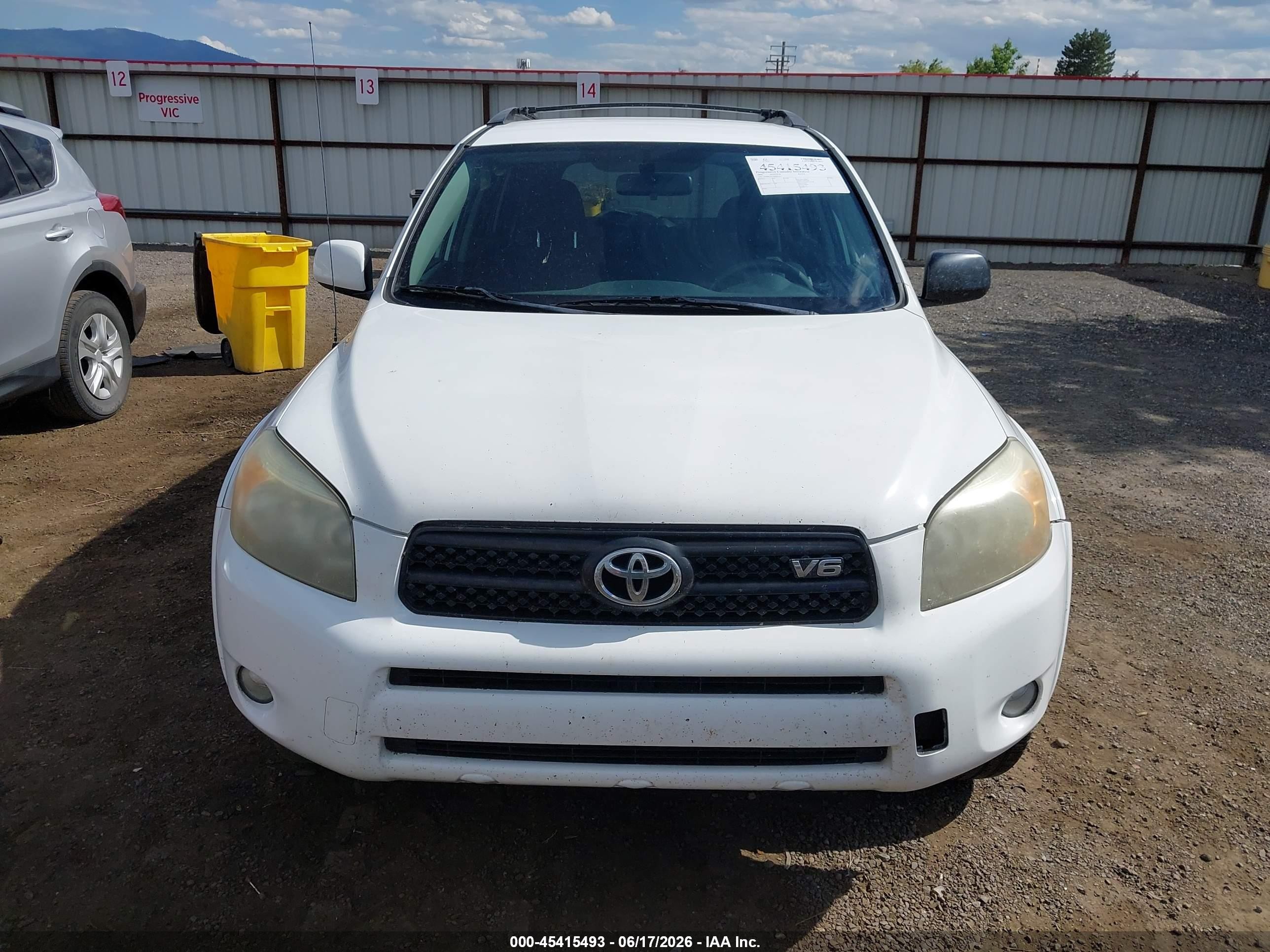 2006 Toyota Rav4 Sport V6 White vin: JTMBK32V066003337