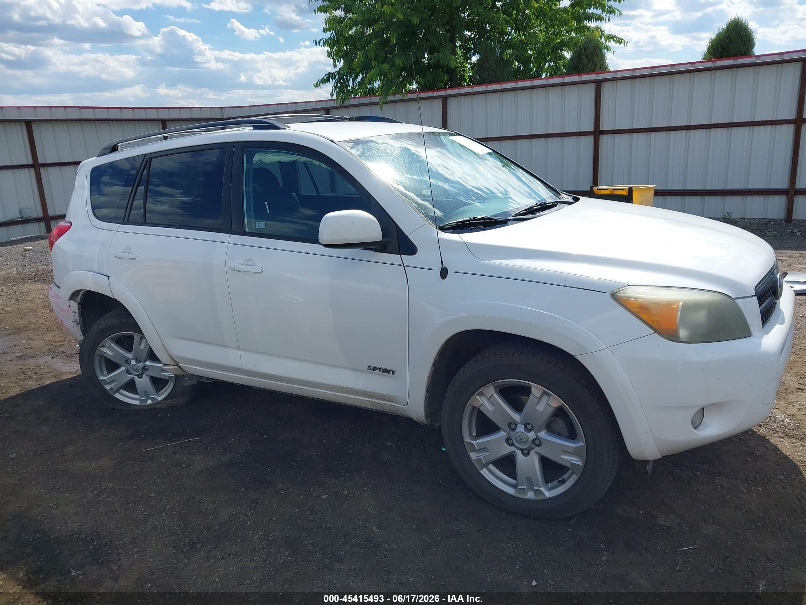 2006 Toyota Rav4 Sport V6 White vin: JTMBK32V066003337