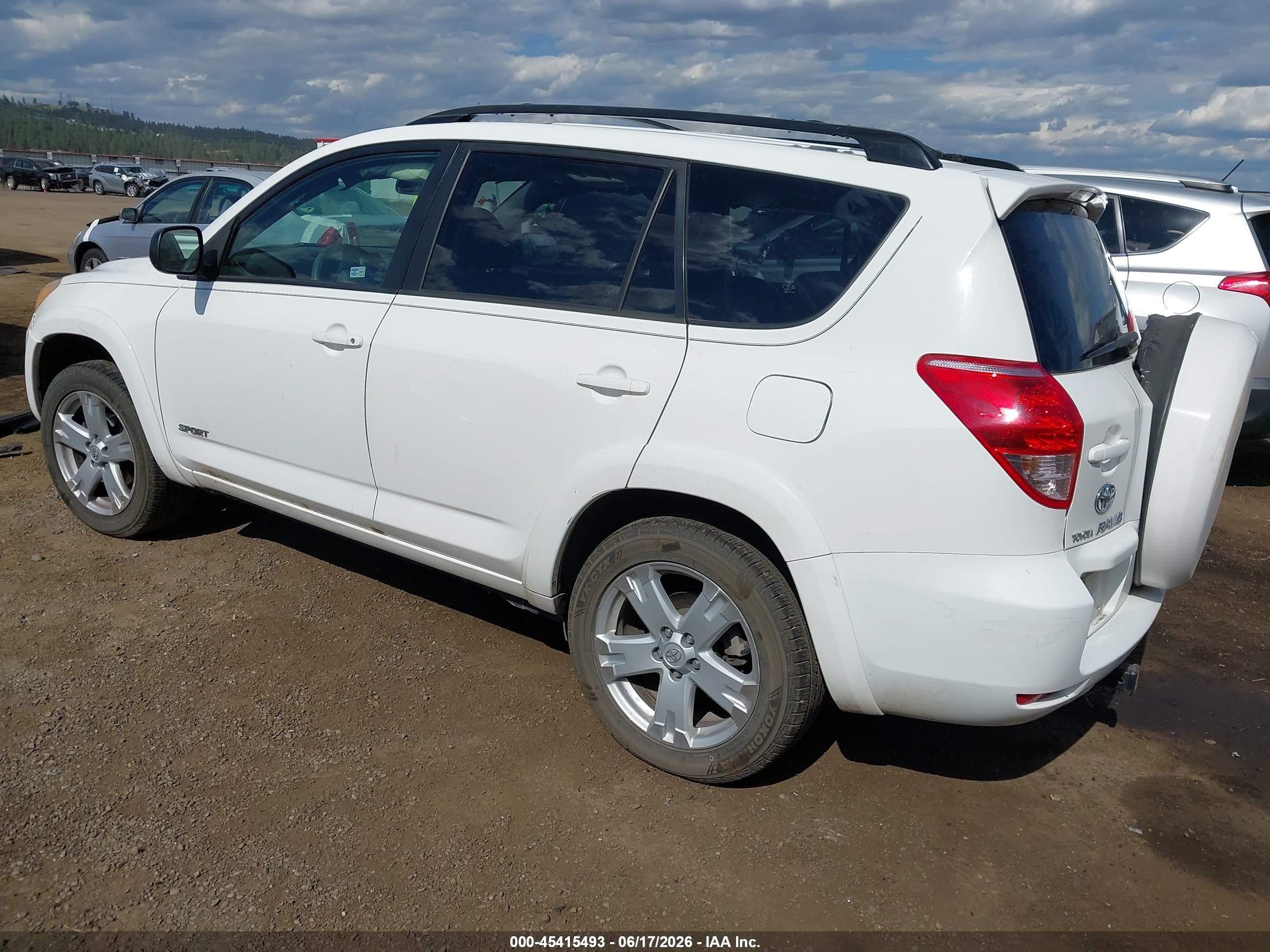 2006 Toyota Rav4 Sport V6 White vin: JTMBK32V066003337