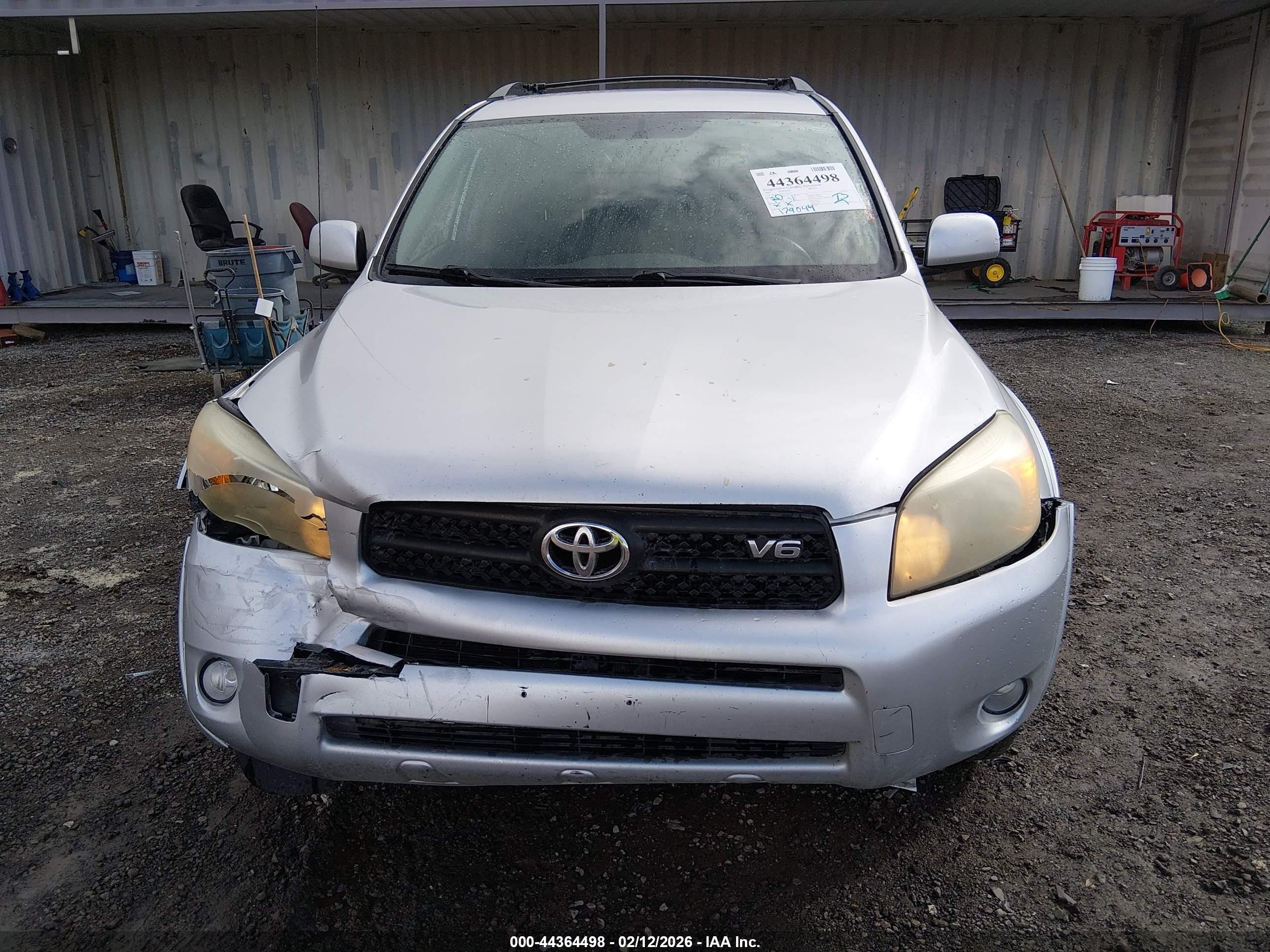 2007 Toyota Rav4 Sport V6 Silver vin: JTMBK32V075020162