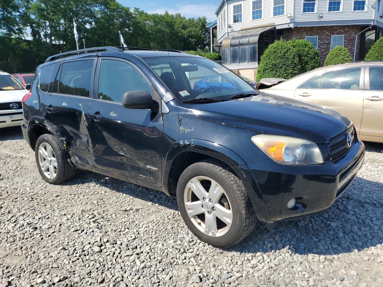 2007 Toyota Rav4 Sport Black vin: JTMBK32V076023802