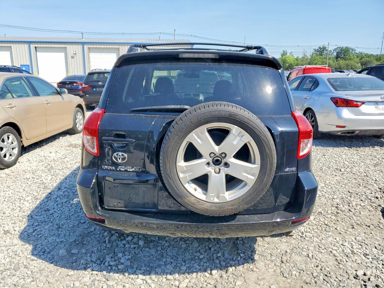 2007 Toyota Rav4 Sport Black vin: JTMBK32V076023802