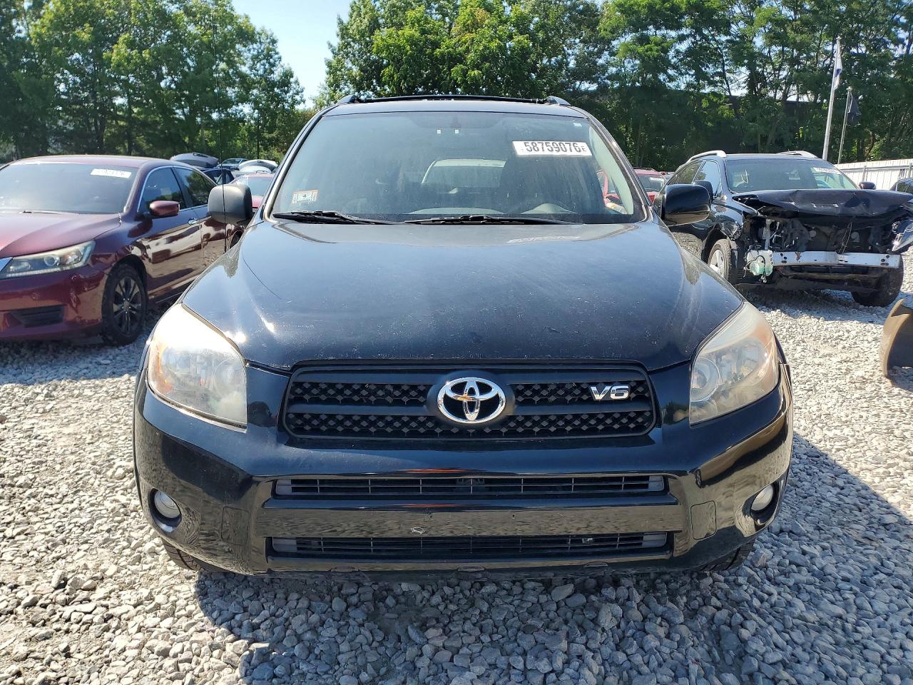 2007 Toyota Rav4 Sport Black vin: JTMBK32V076023802