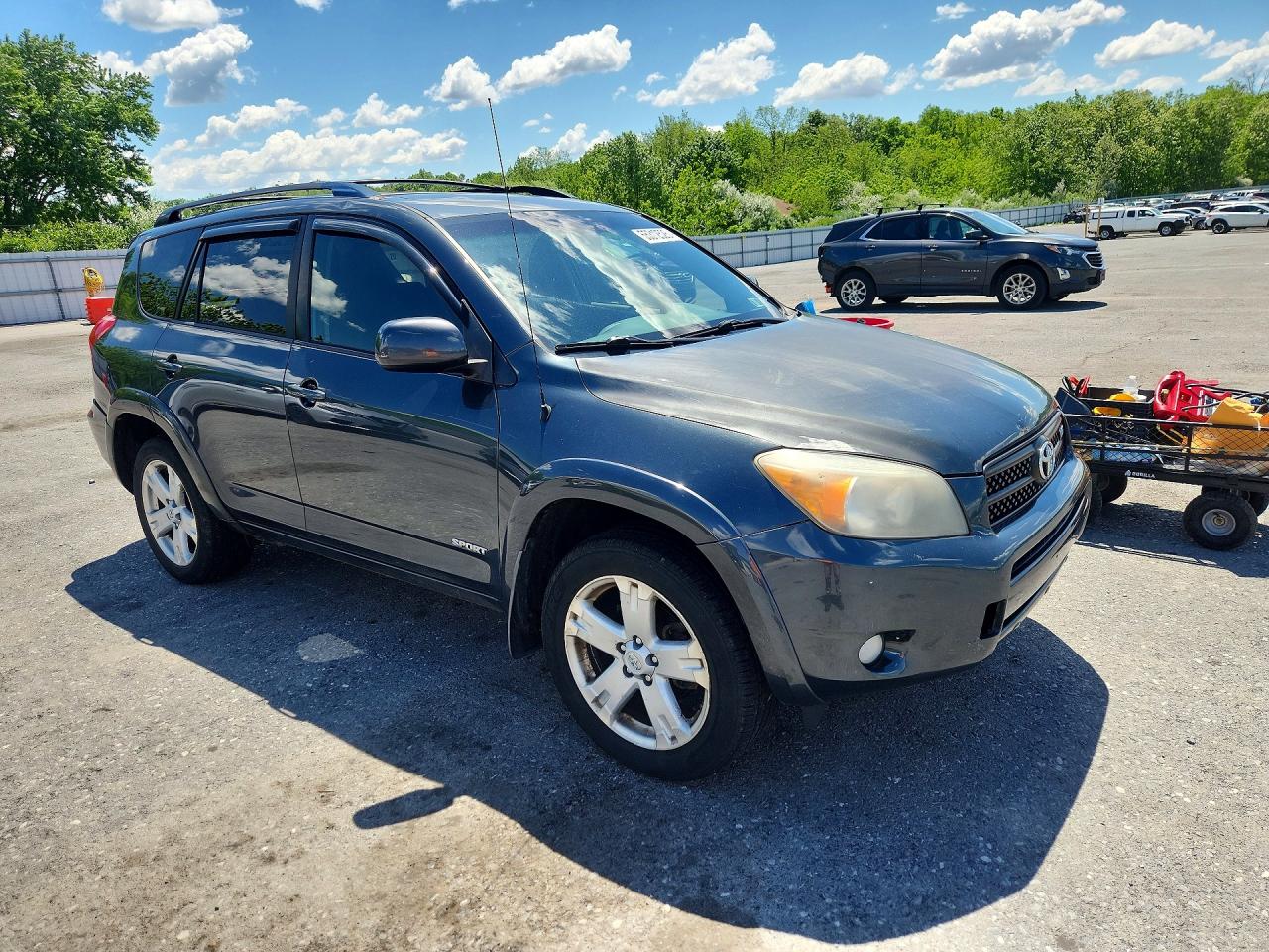 2007 Toyota Rav4 Sport Gray vin: JTMBK32V076027106
