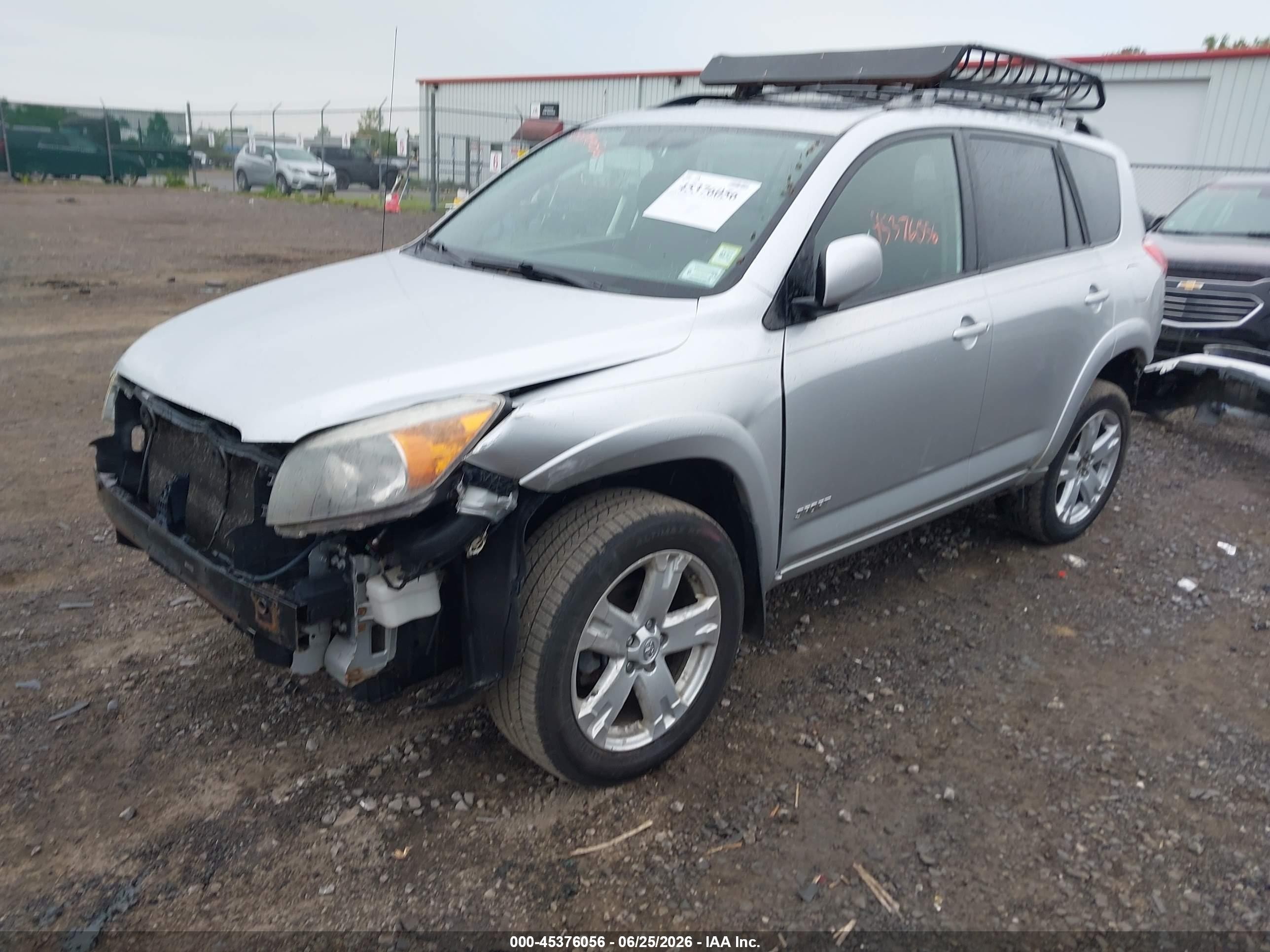 2006 Toyota Rav4 Sport V6 Silver vin: JTMBK32V165007936