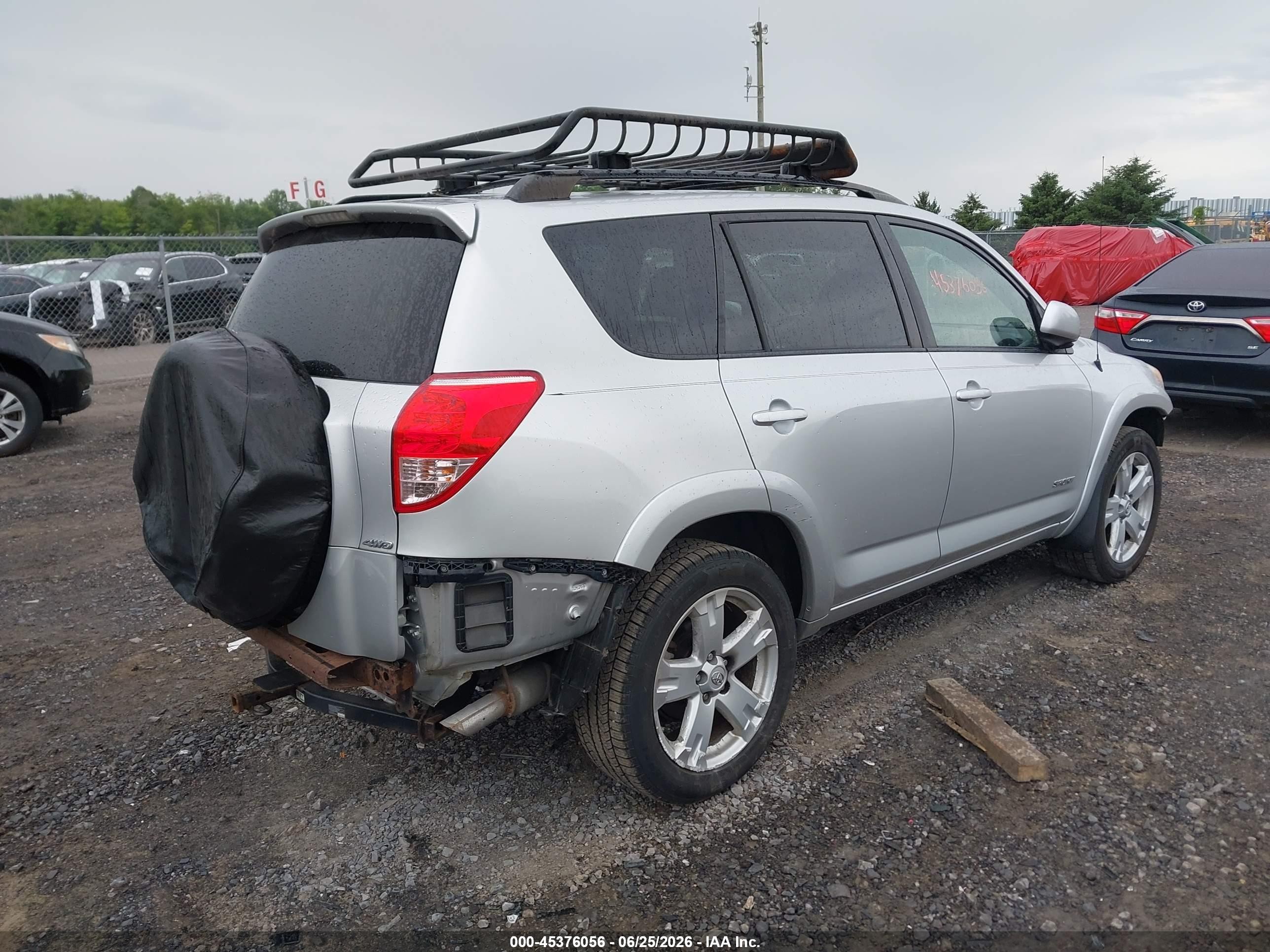 2006 Toyota Rav4 Sport V6 Silver vin: JTMBK32V165007936