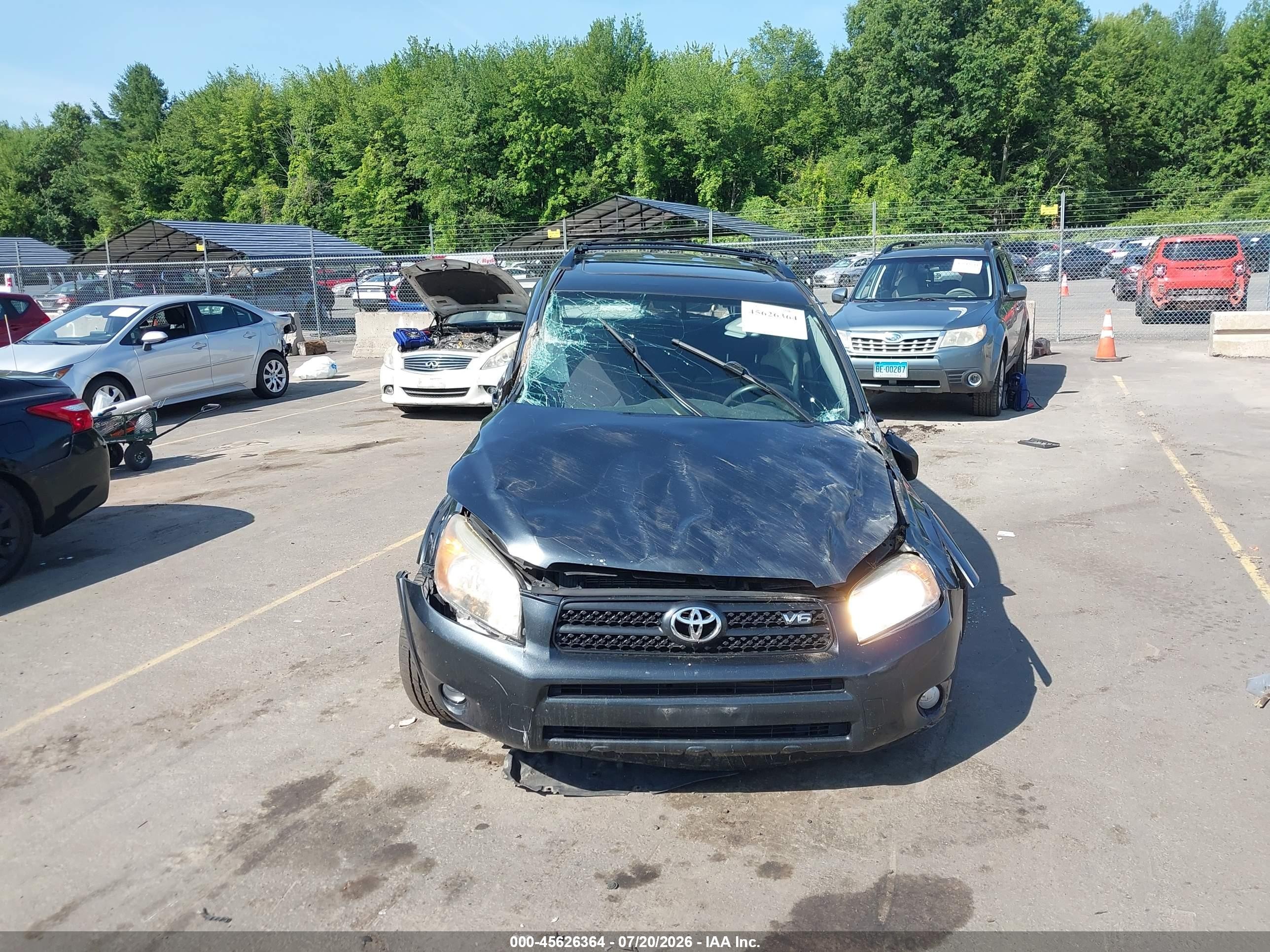 2008 Toyota Rav4 Sport V6 Серый vin: JTMBK32V185060901
