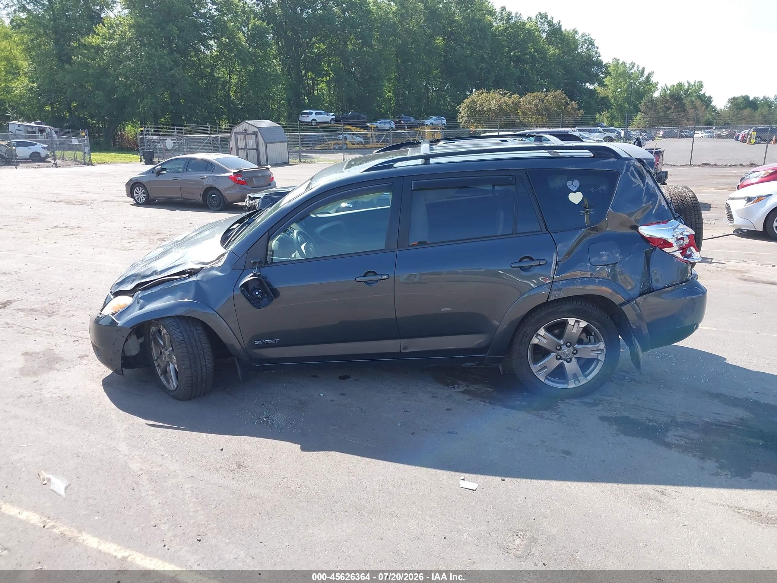 2008 Toyota Rav4 Sport V6 Серый vin: JTMBK32V185060901