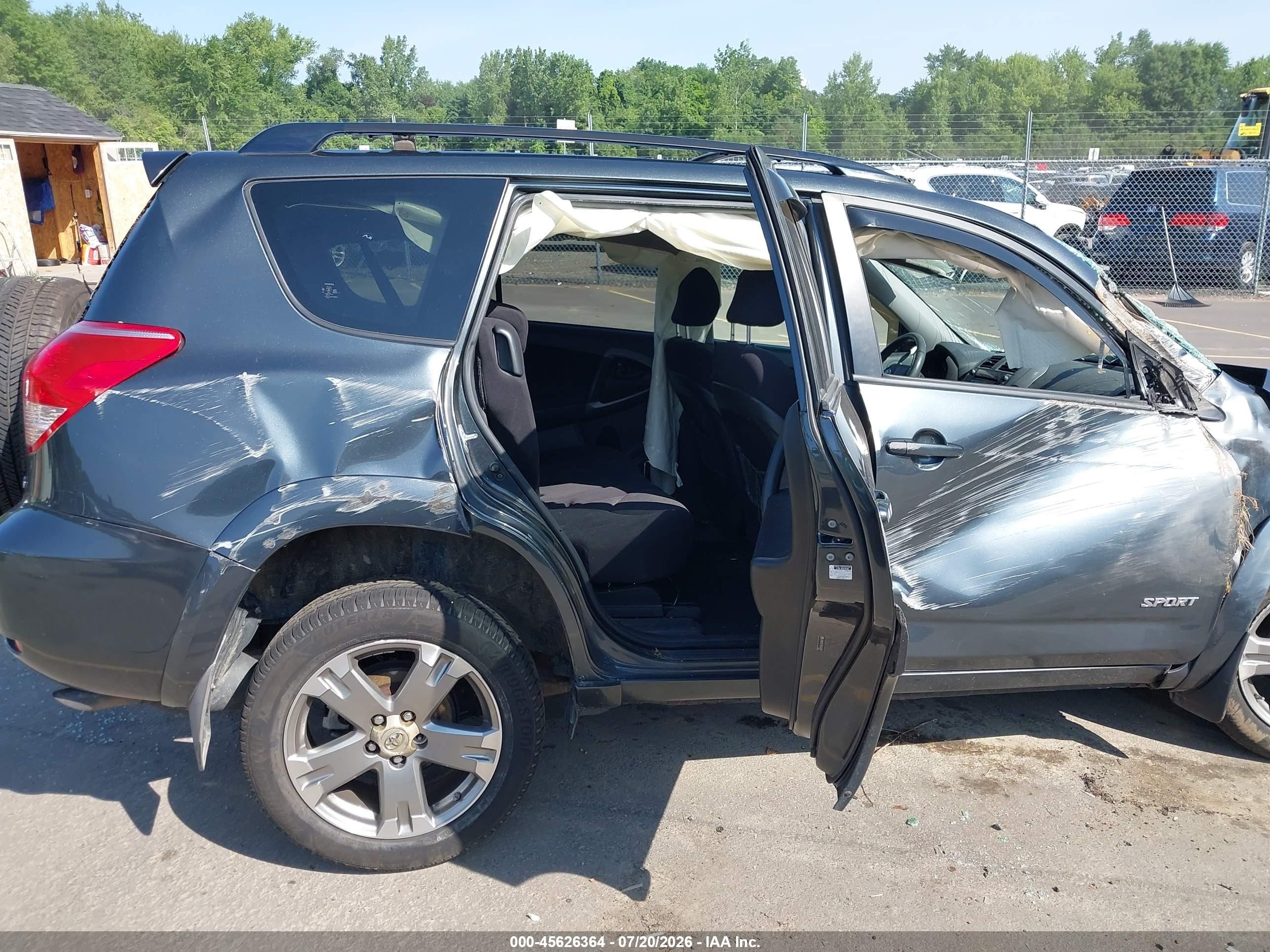 2008 Toyota Rav4 Sport V6 Серый vin: JTMBK32V185060901