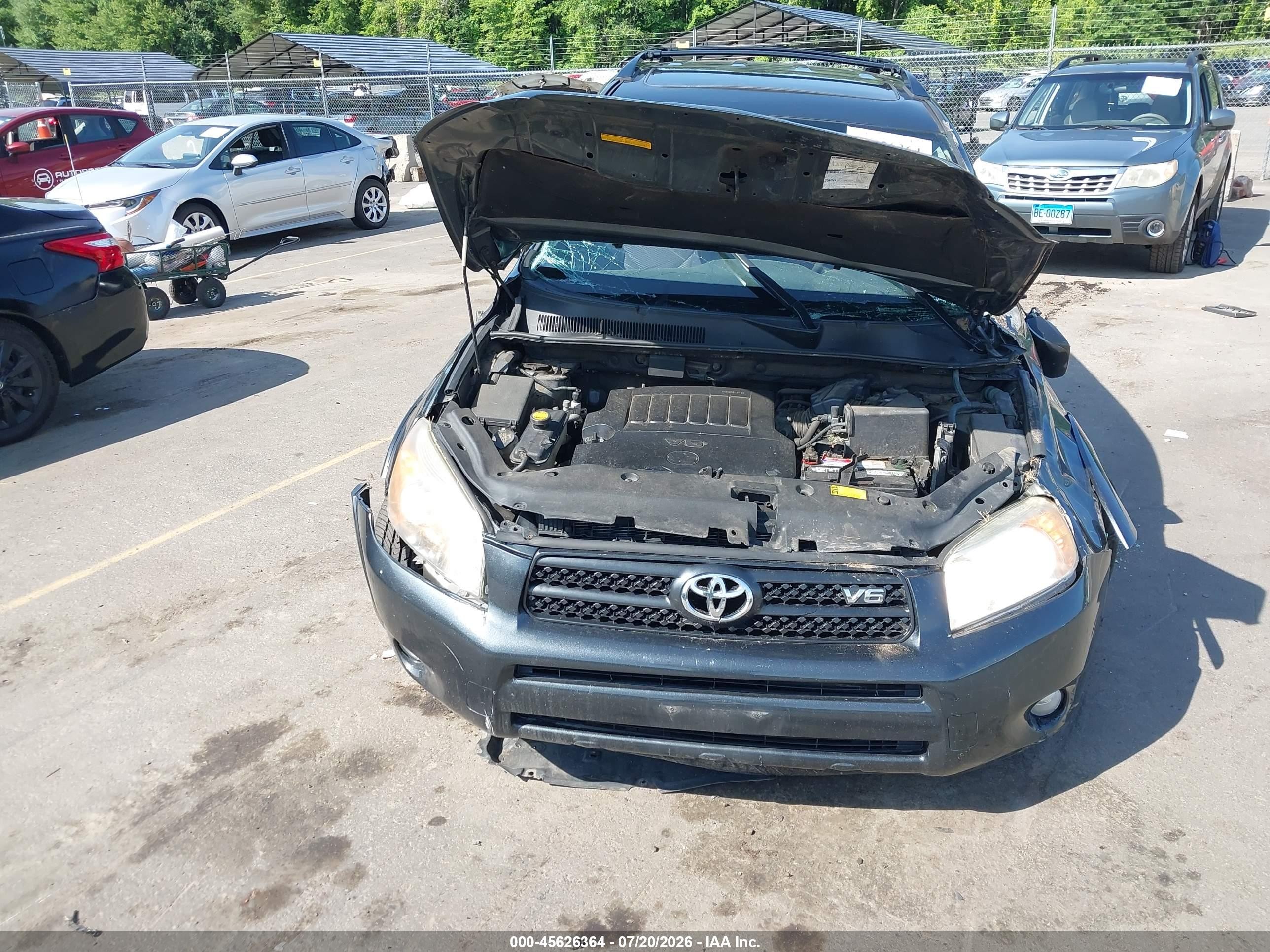 2008 Toyota Rav4 Sport V6 Серый vin: JTMBK32V185060901