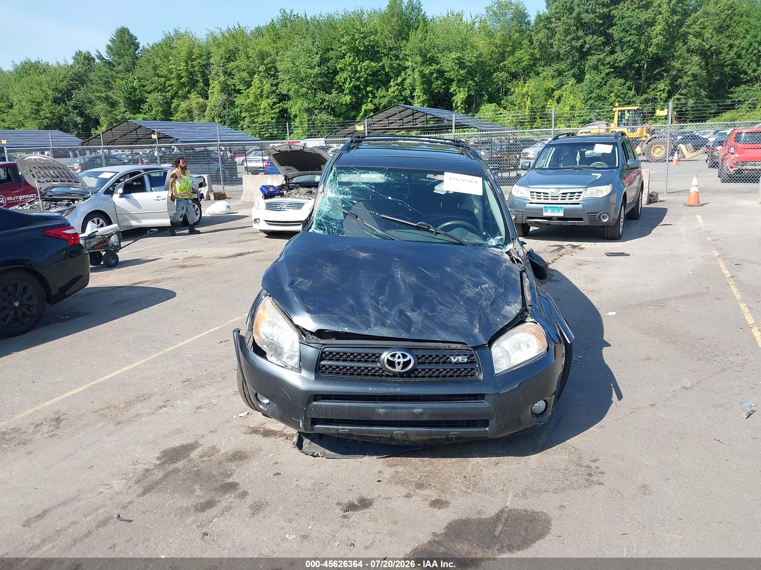 2008 Toyota Rav4 Sport V6 Серый vin: JTMBK32V185060901