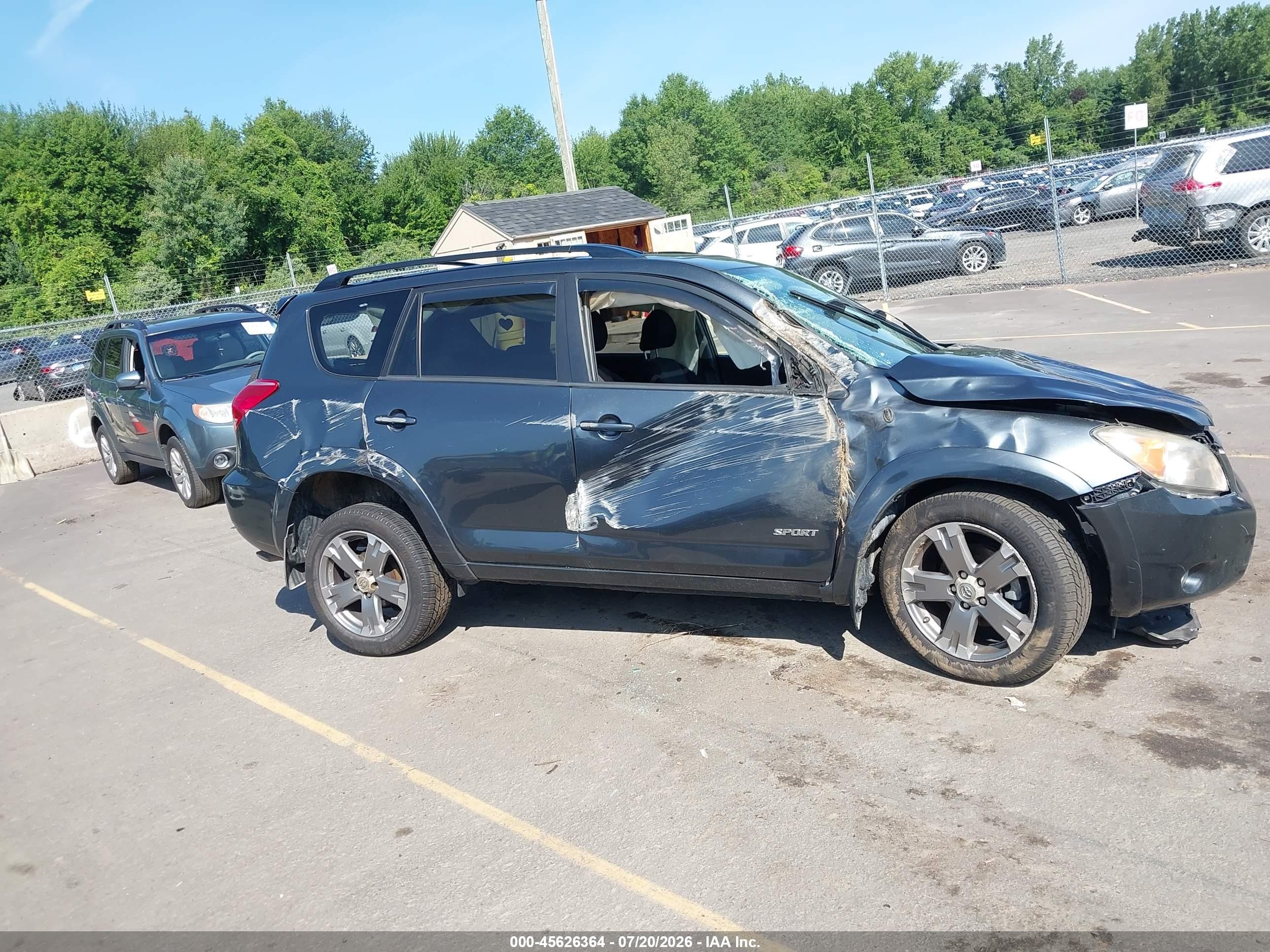 2008 Toyota Rav4 Sport V6 Серый vin: JTMBK32V185060901
