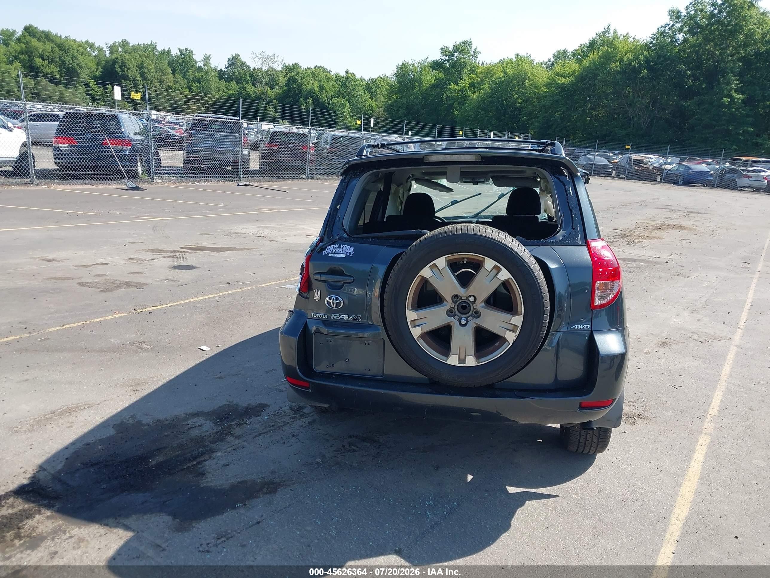 2008 Toyota Rav4 Sport V6 Серый vin: JTMBK32V185060901
