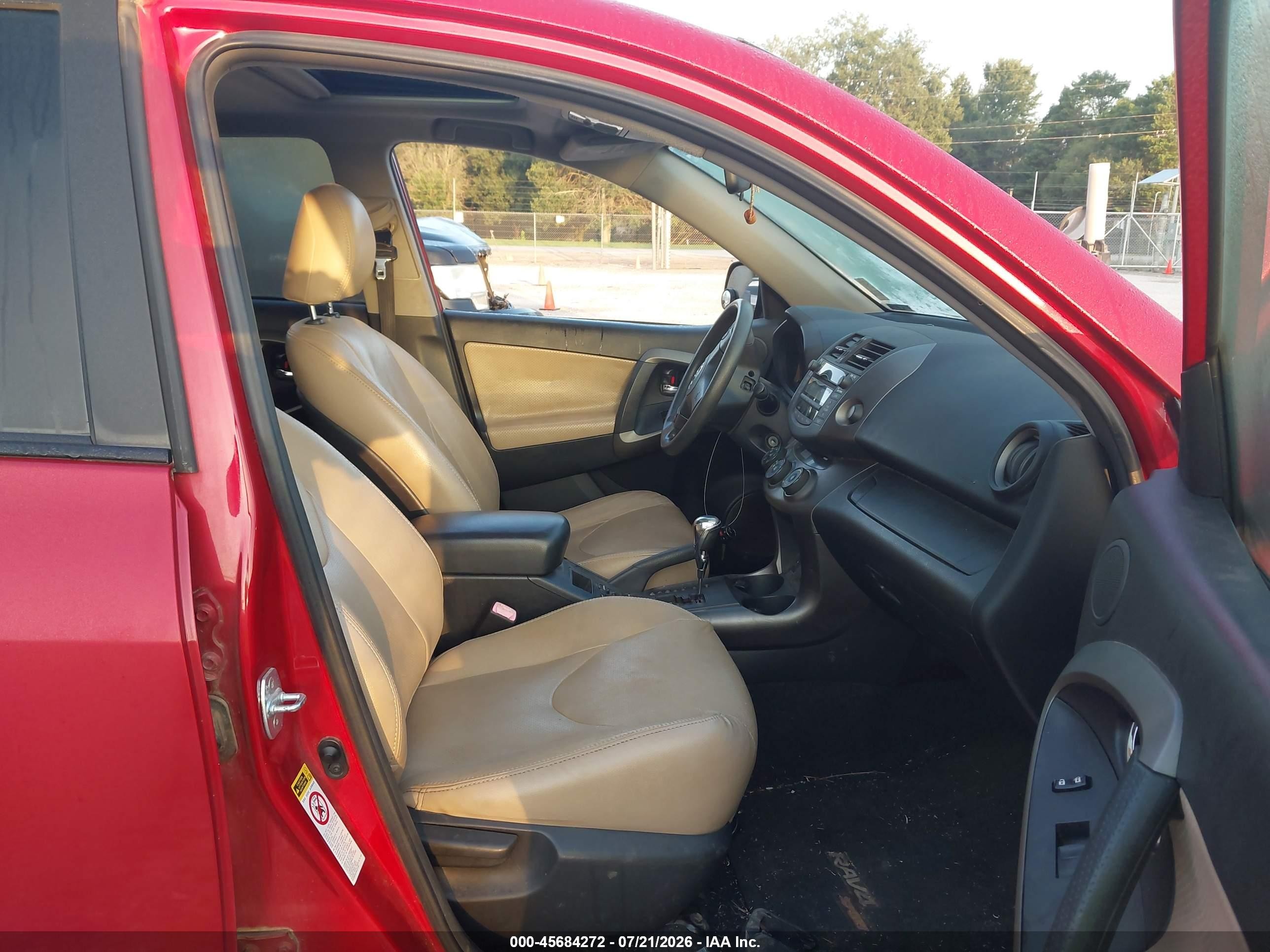 2009 Toyota Rav4 Sport V6 Красный vin: JTMBK32V195076713