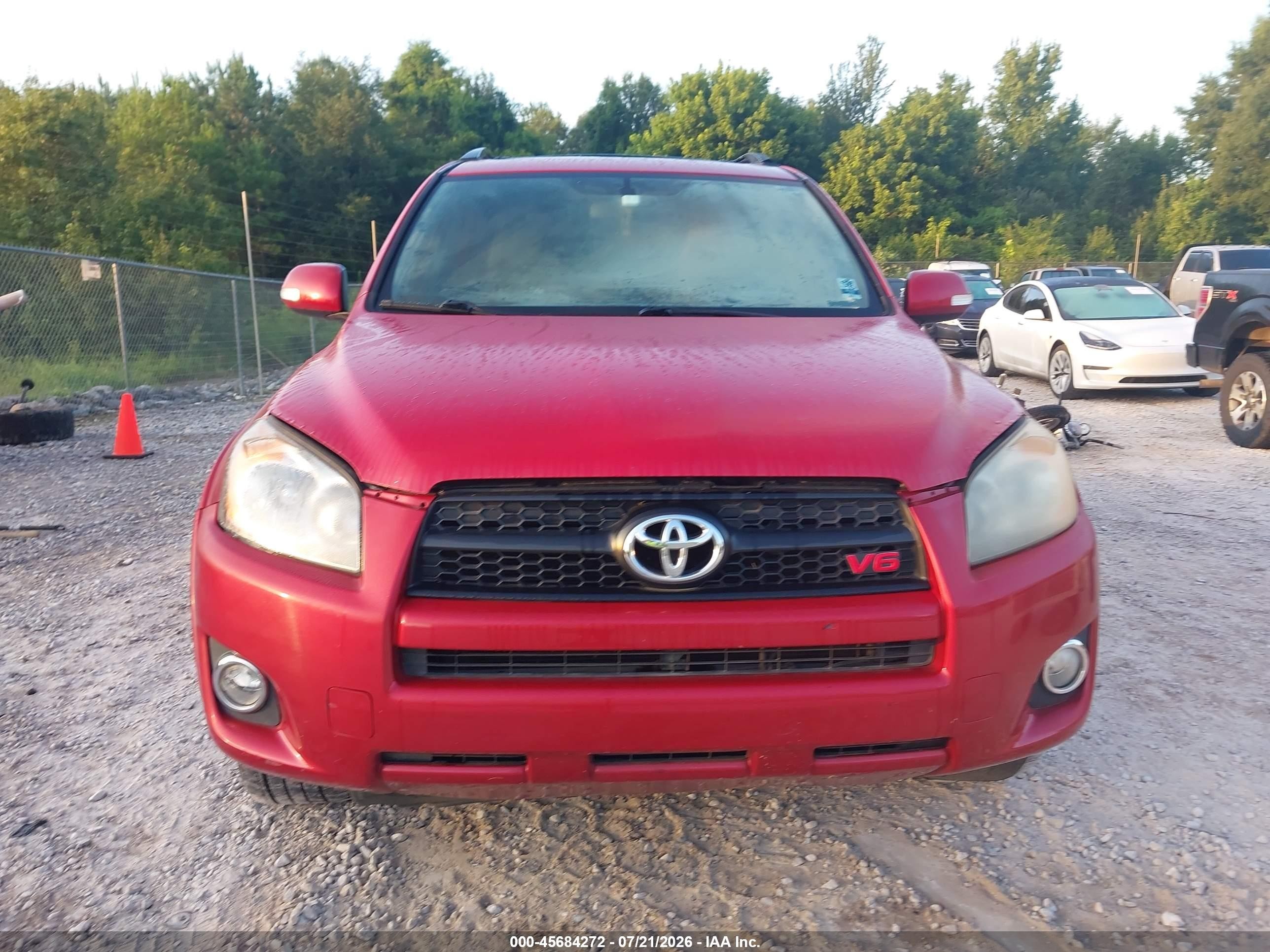 2009 Toyota Rav4 Sport V6 Красный vin: JTMBK32V195076713