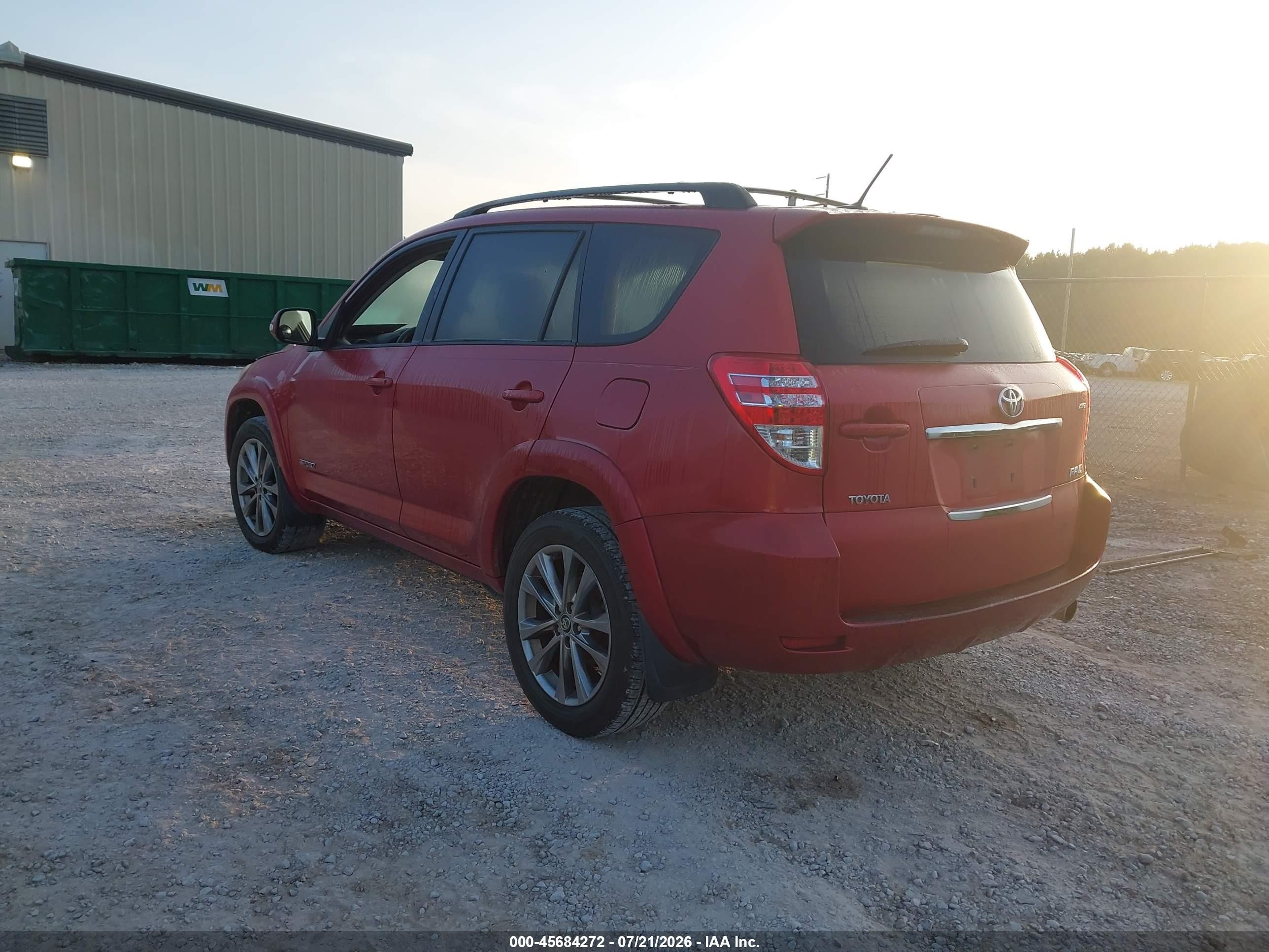 2009 Toyota Rav4 Sport V6 Красный vin: JTMBK32V195076713