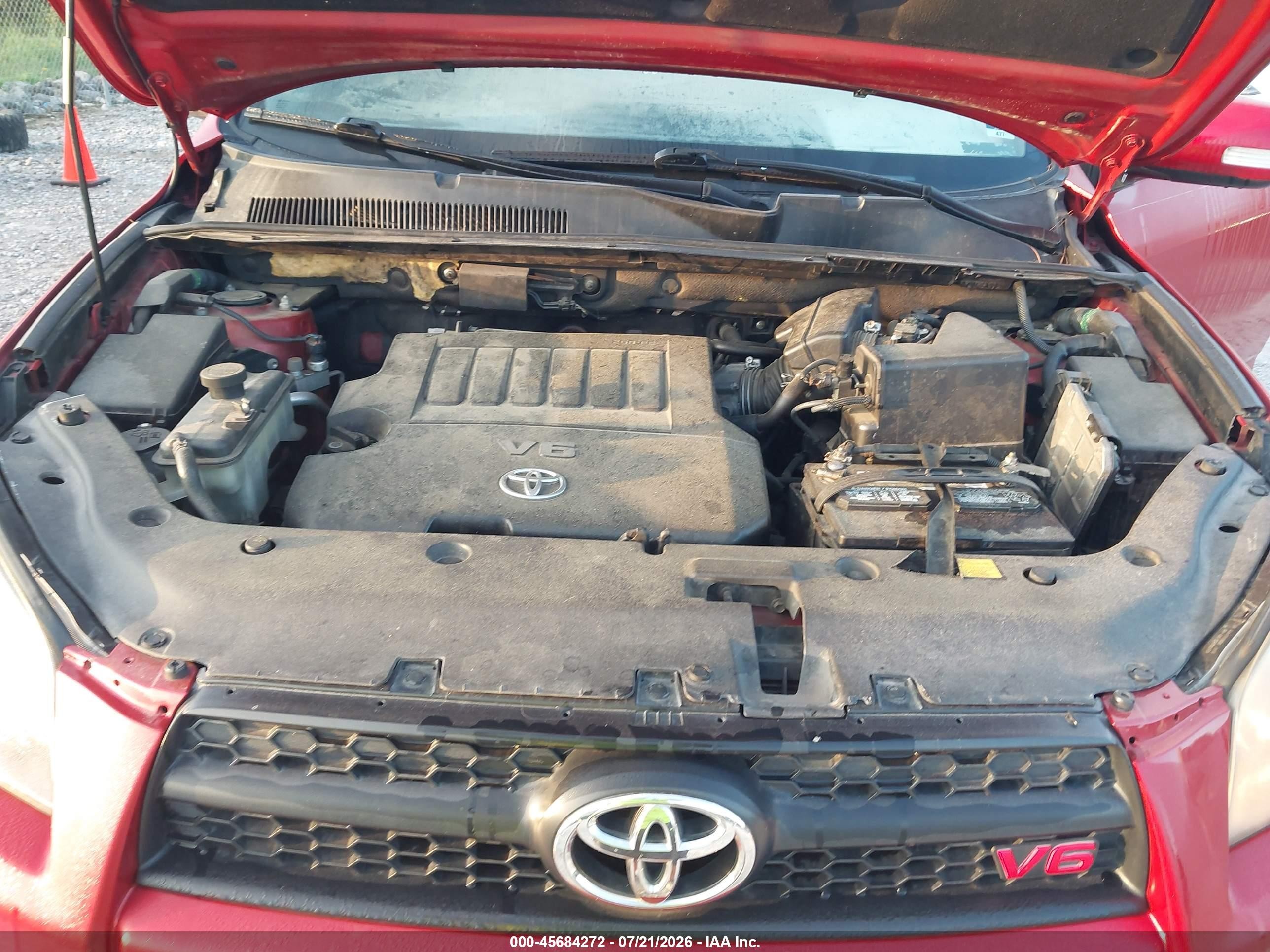 2009 Toyota Rav4 Sport V6 Красный vin: JTMBK32V195076713