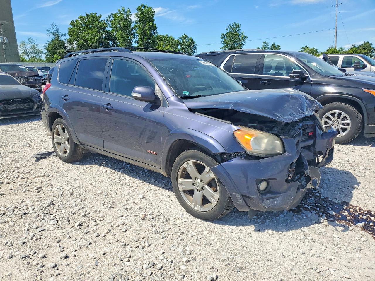 2009 Toyota Rav4 Sport Blue vin: JTMBK32V195077926